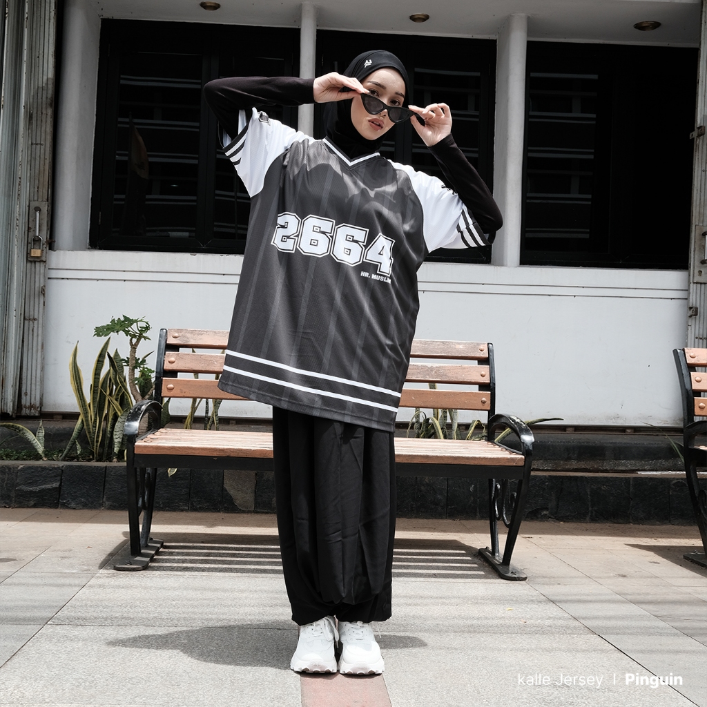 ROKUROKU.ID | Kalle Sporty - Kaos Jersey DriFit Lengan Panjang Pendek Basket Premium