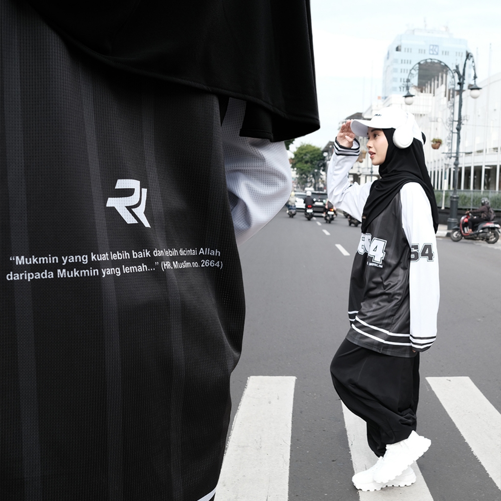 ROKUROKU.ID | Kalle Sporty - Kaos Jersey DriFit Lengan Panjang Pendek Basket Premium