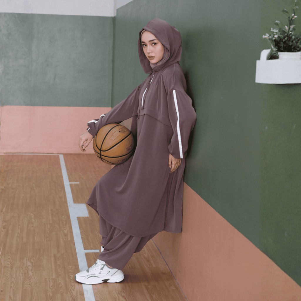 ROKUROKU.ID | Setelan Olahraga Muslimah Millie Sport Set All Size