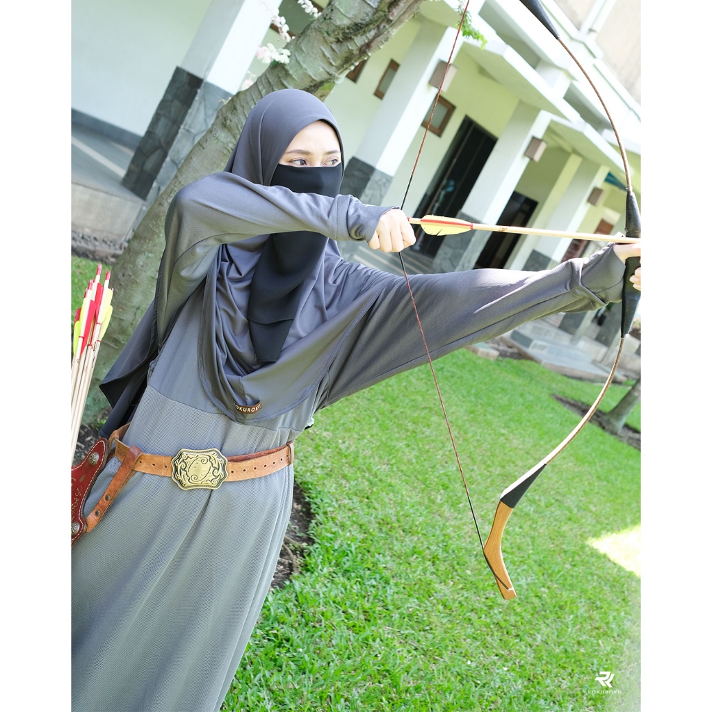 ROKUROKU.ID | Amora - Dress Sporty DryFit Casual Style Jersey Premium Gamis Olahraga Lebaran 2026