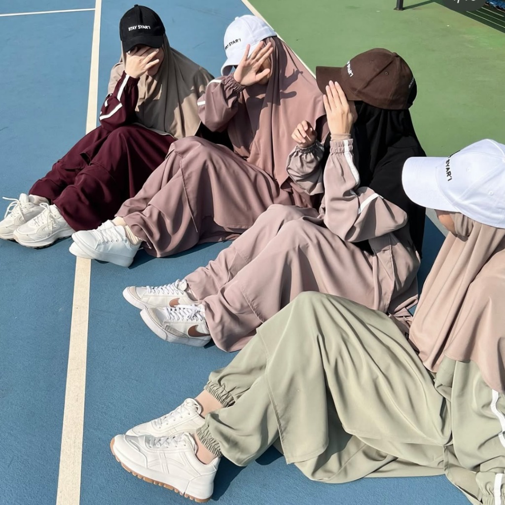 ROKUROKU.ID | Setelan Olahraga Muslimah Millie Sport Set All Size