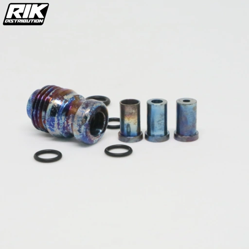 Image of Mission XV Cosmos Booster Integrated Driptip Titanium Toxic