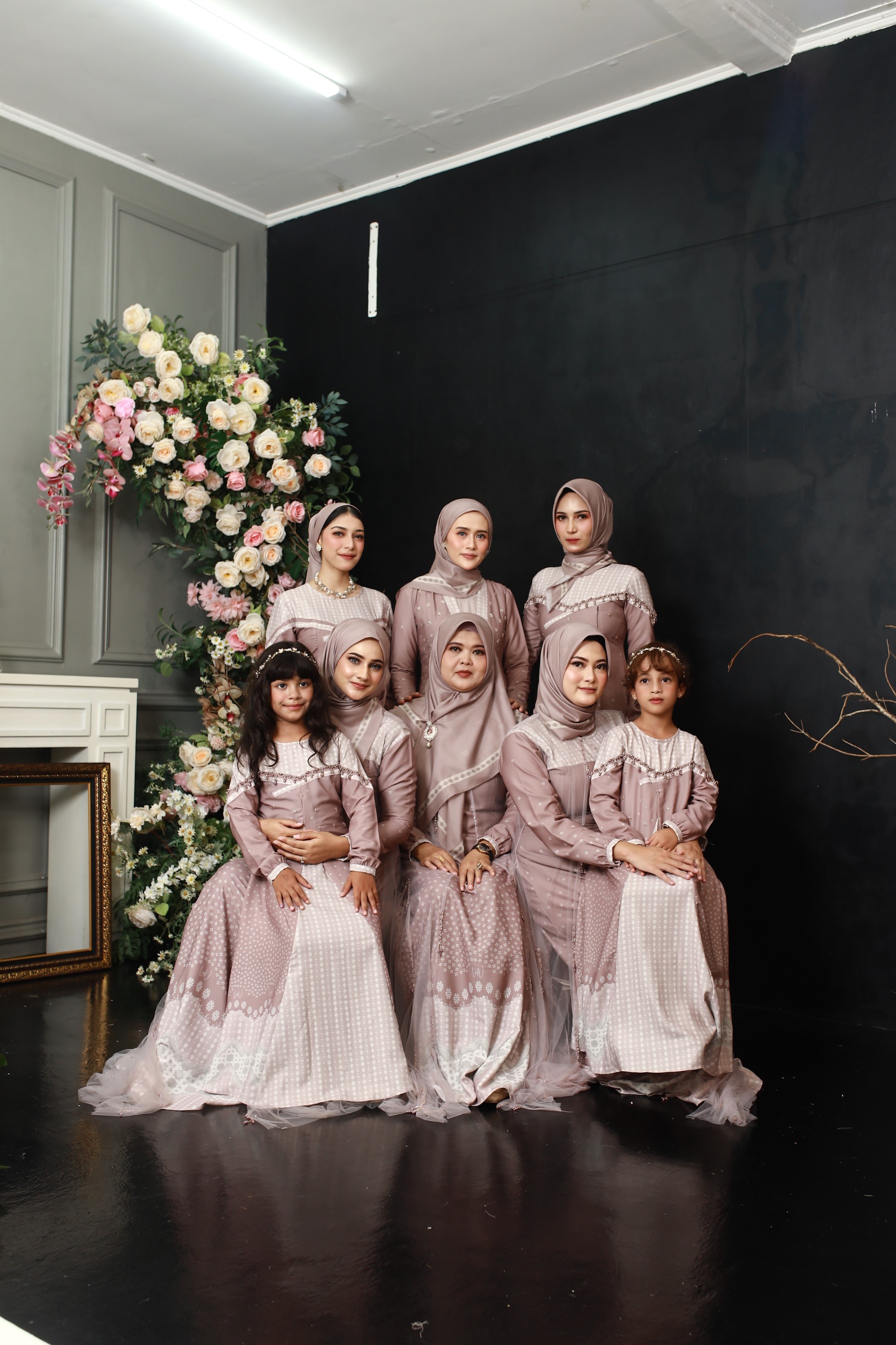 FAMSET 2024 - DRESS ANAK - DUSTY - NON PAYET