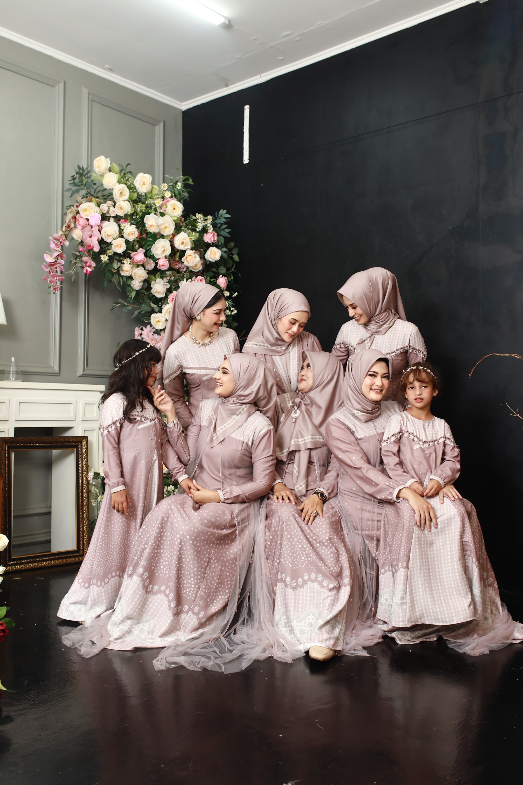 FAMSET 2024 - DRESS ANAK - DUSTY - NON PAYET
