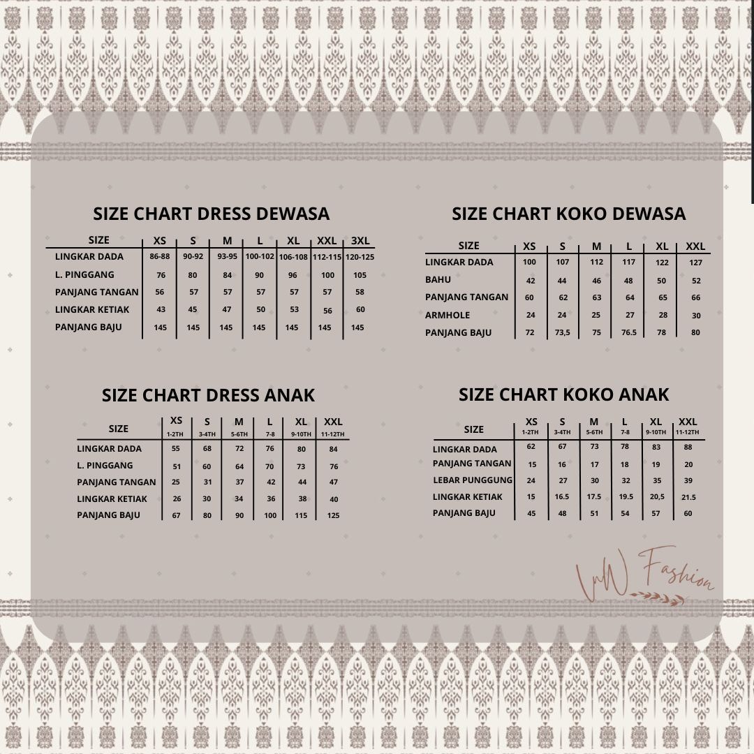 ARRAYA RAYA SERIES FAMILY SET - KOKO AYAH