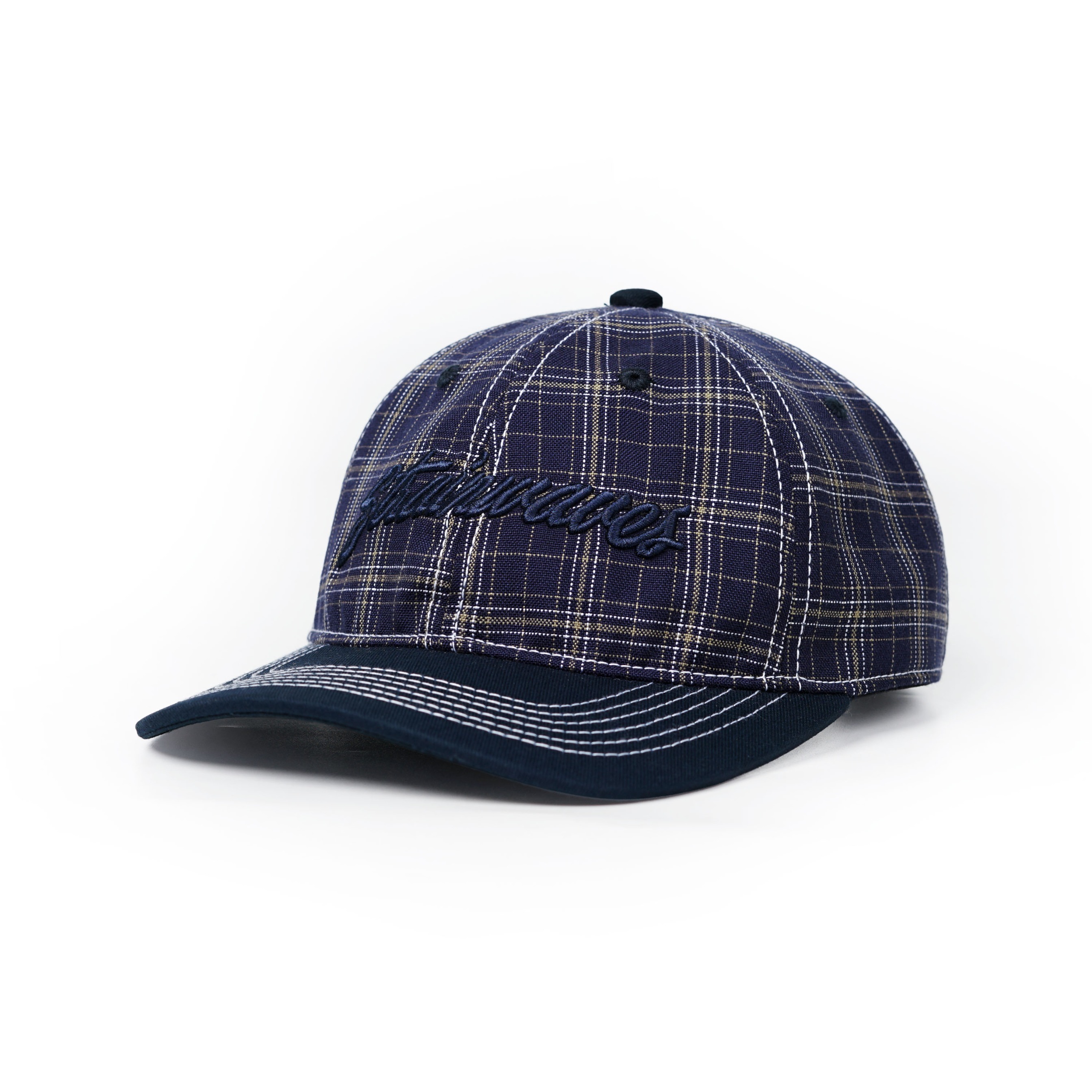 Strainwaves Riptide Capsule Collection Polocaps Plaid Twotone Navy