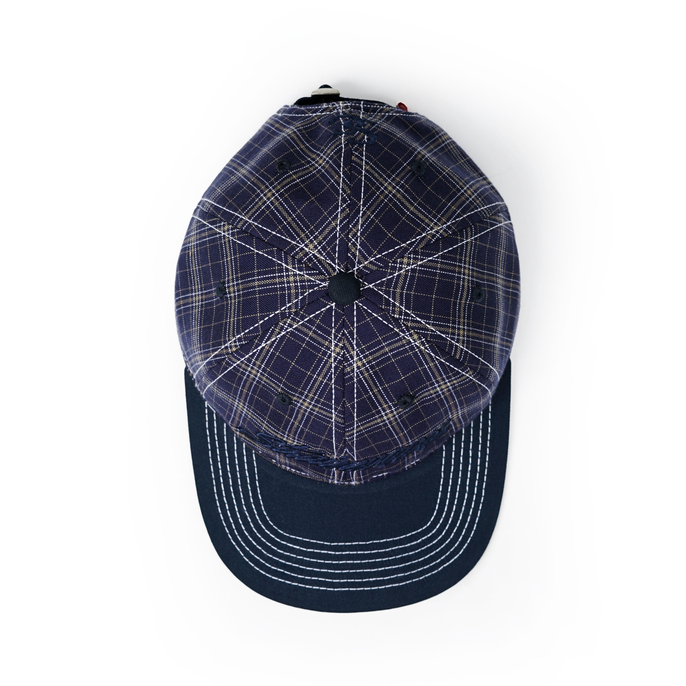 Strainwaves Riptide Capsule Collection Polocaps Plaid Twotone Navy