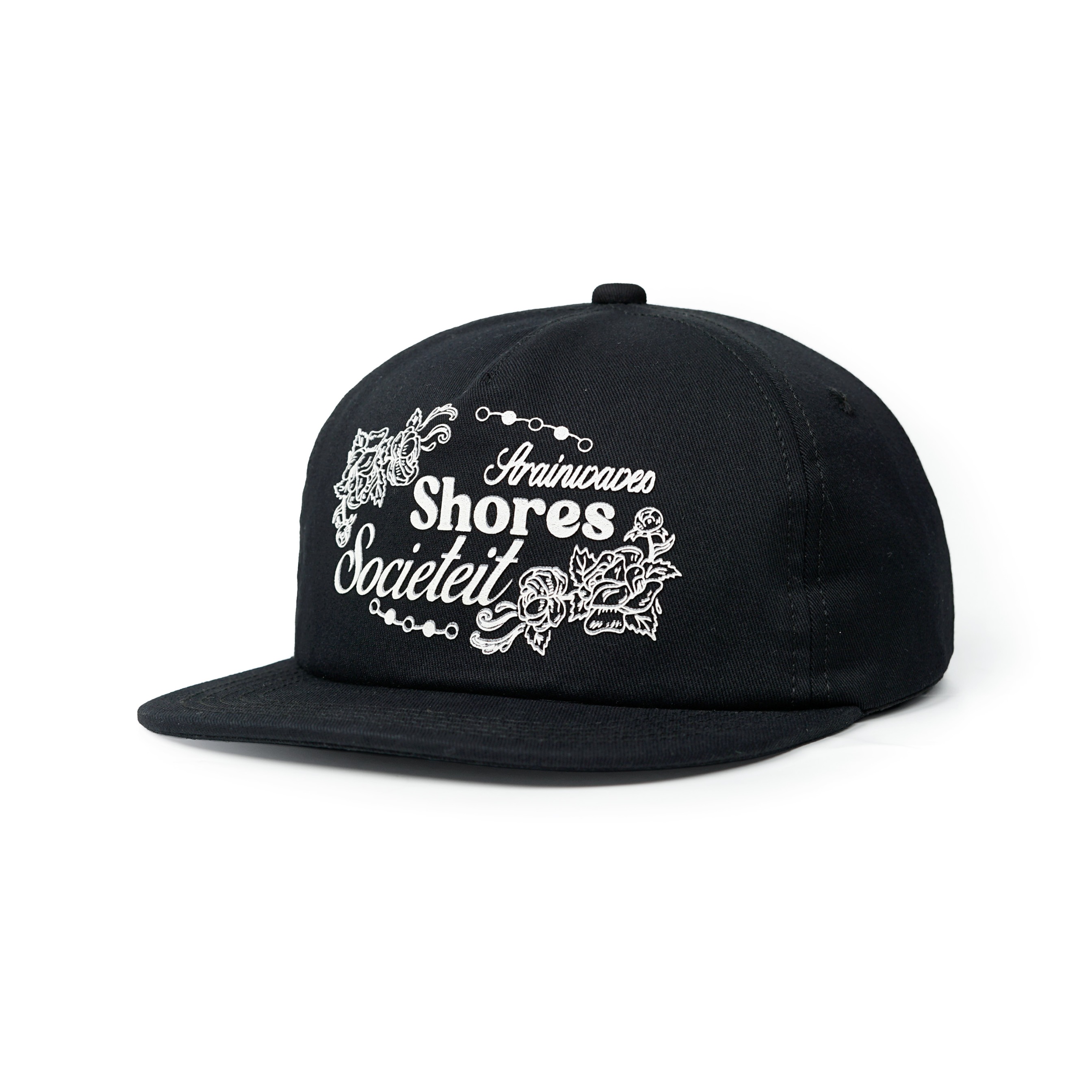 Strainwaves Societeit Unstructured Cotton Twill Black