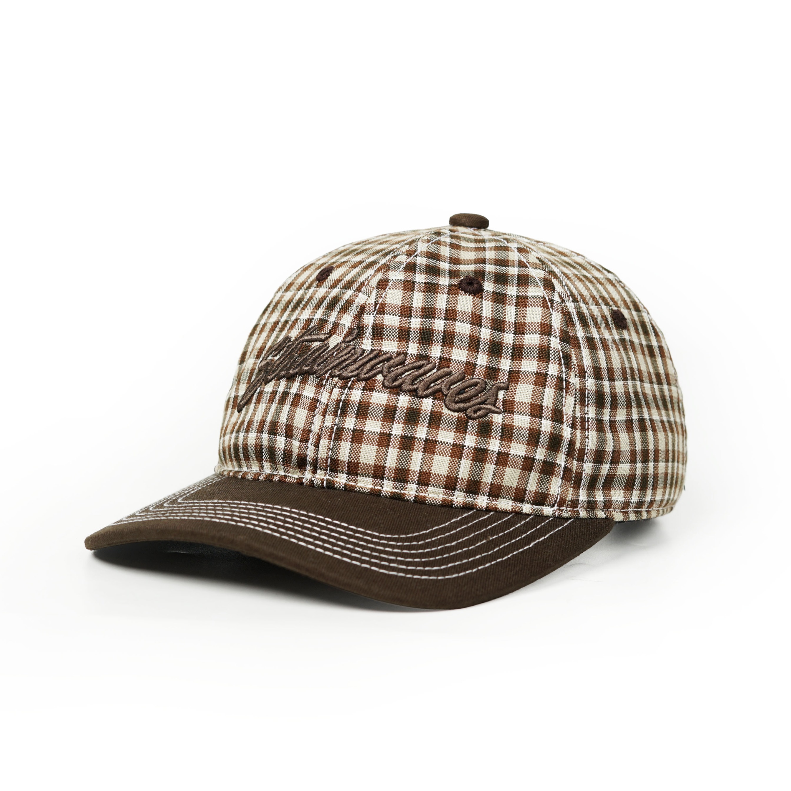 Strainwaves Santanas Capsule Collection Polocaps Plaid Twotone Brown