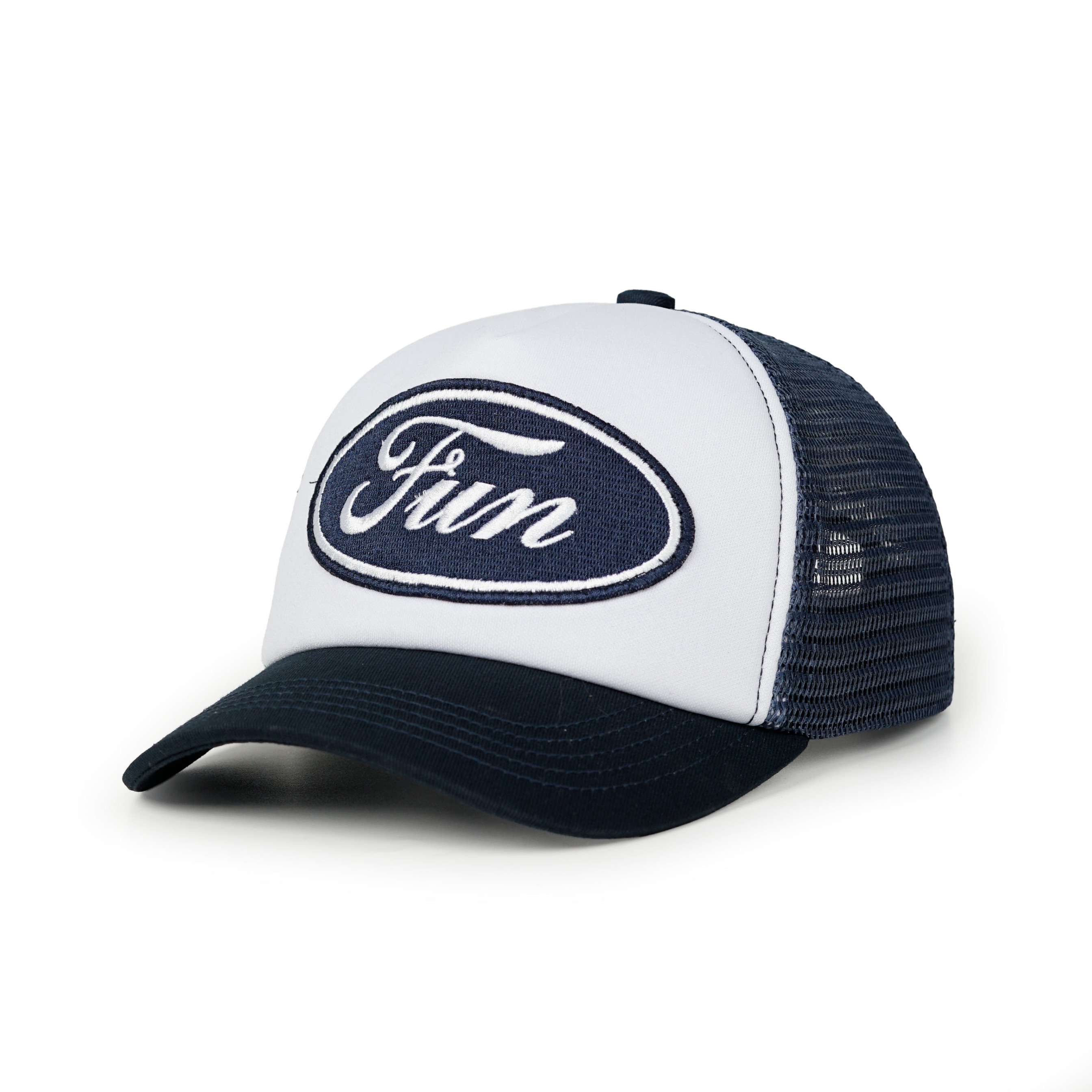 Strainwaves Trucker Hat Marina Classic Twotone Navy