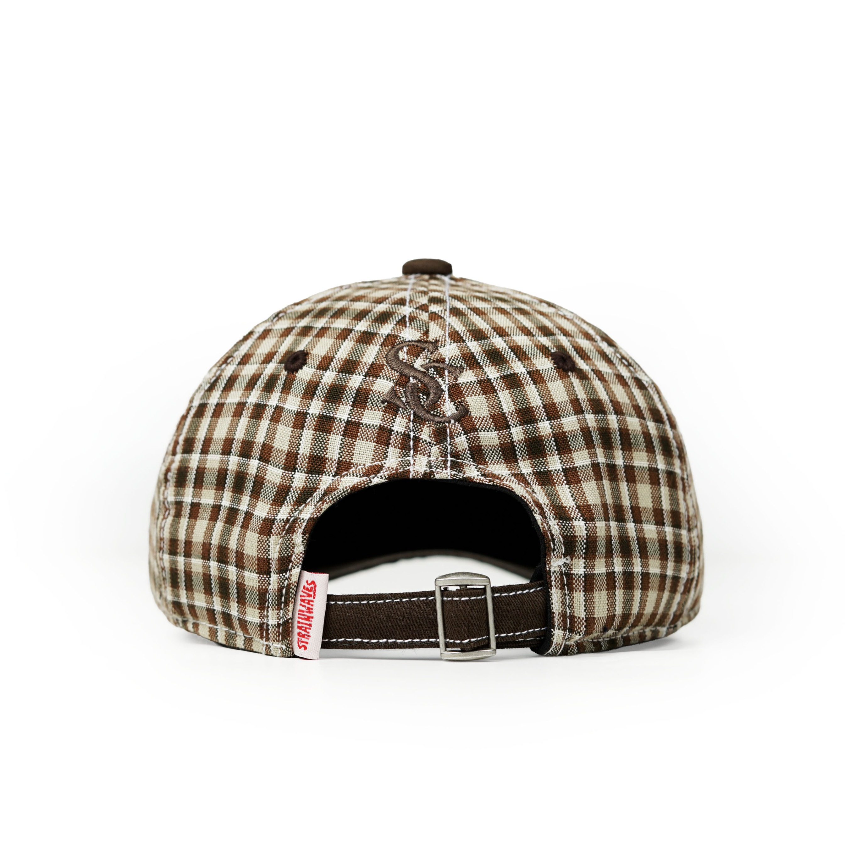 Strainwaves Santanas Capsule Collection Polocaps Plaid Twotone Brown