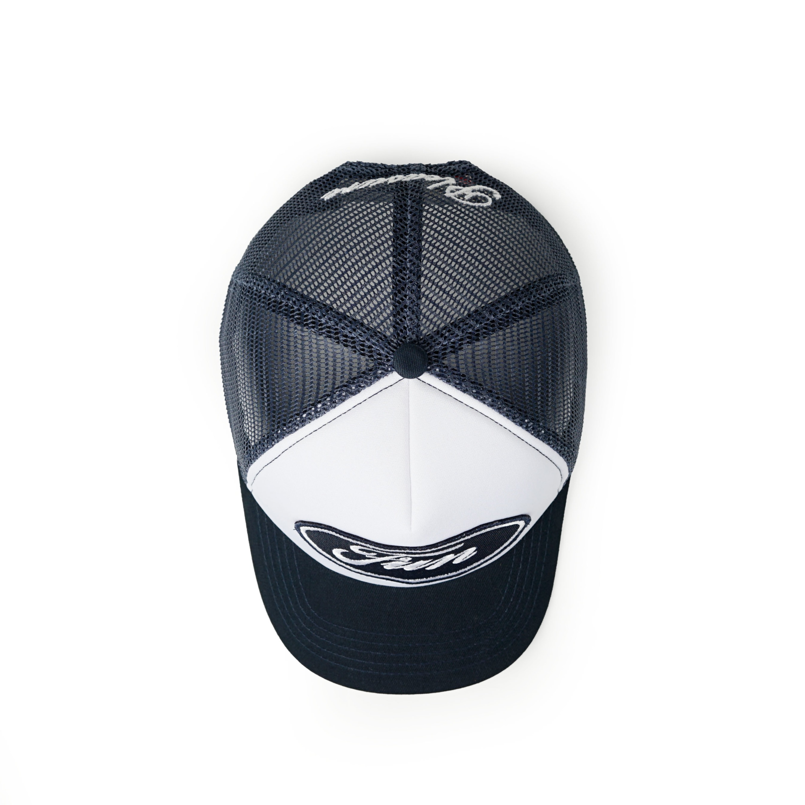 Strainwaves Trucker Hat Marina Classic Twotone Navy