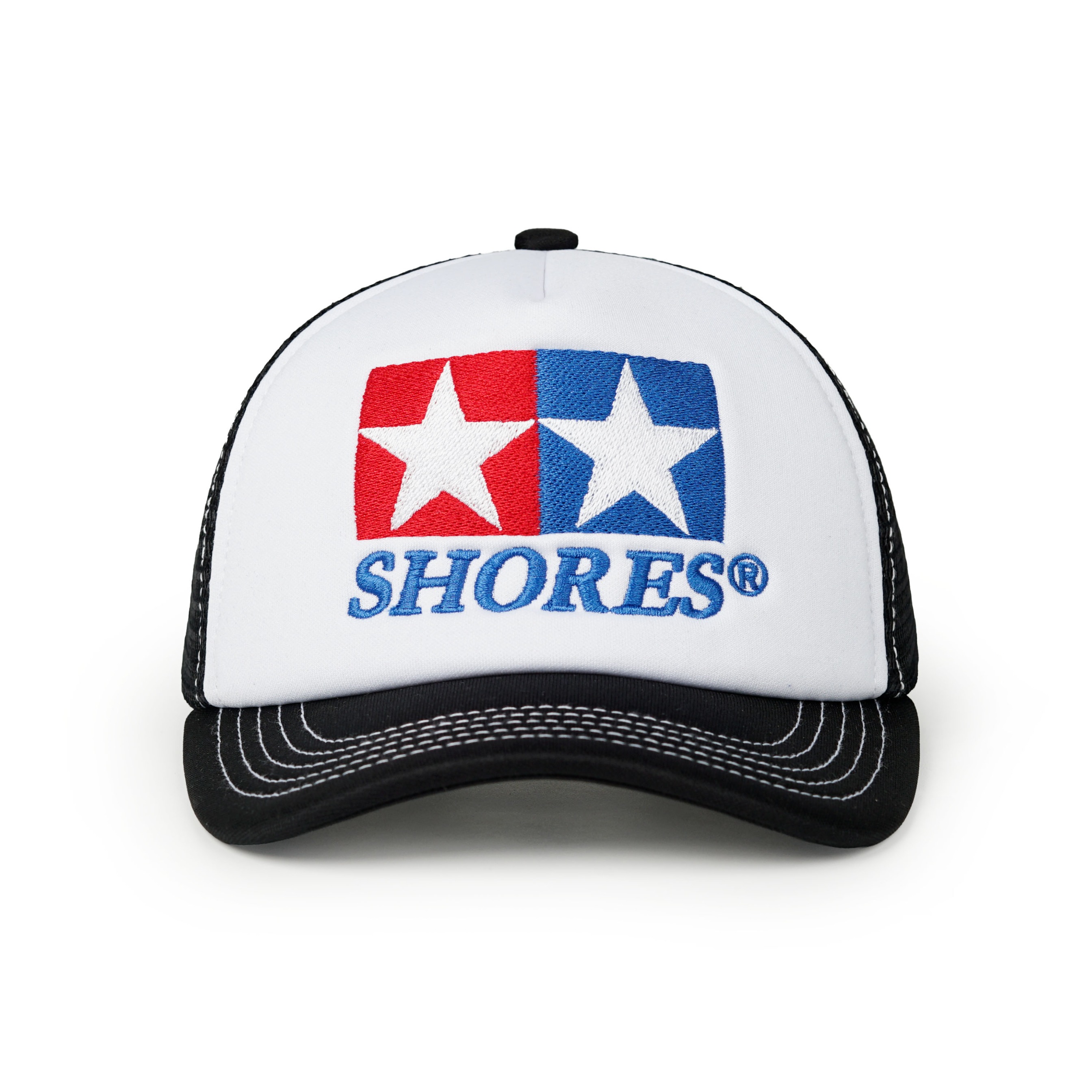 Strainwaves Trucker Hat Starboard Twotone Black