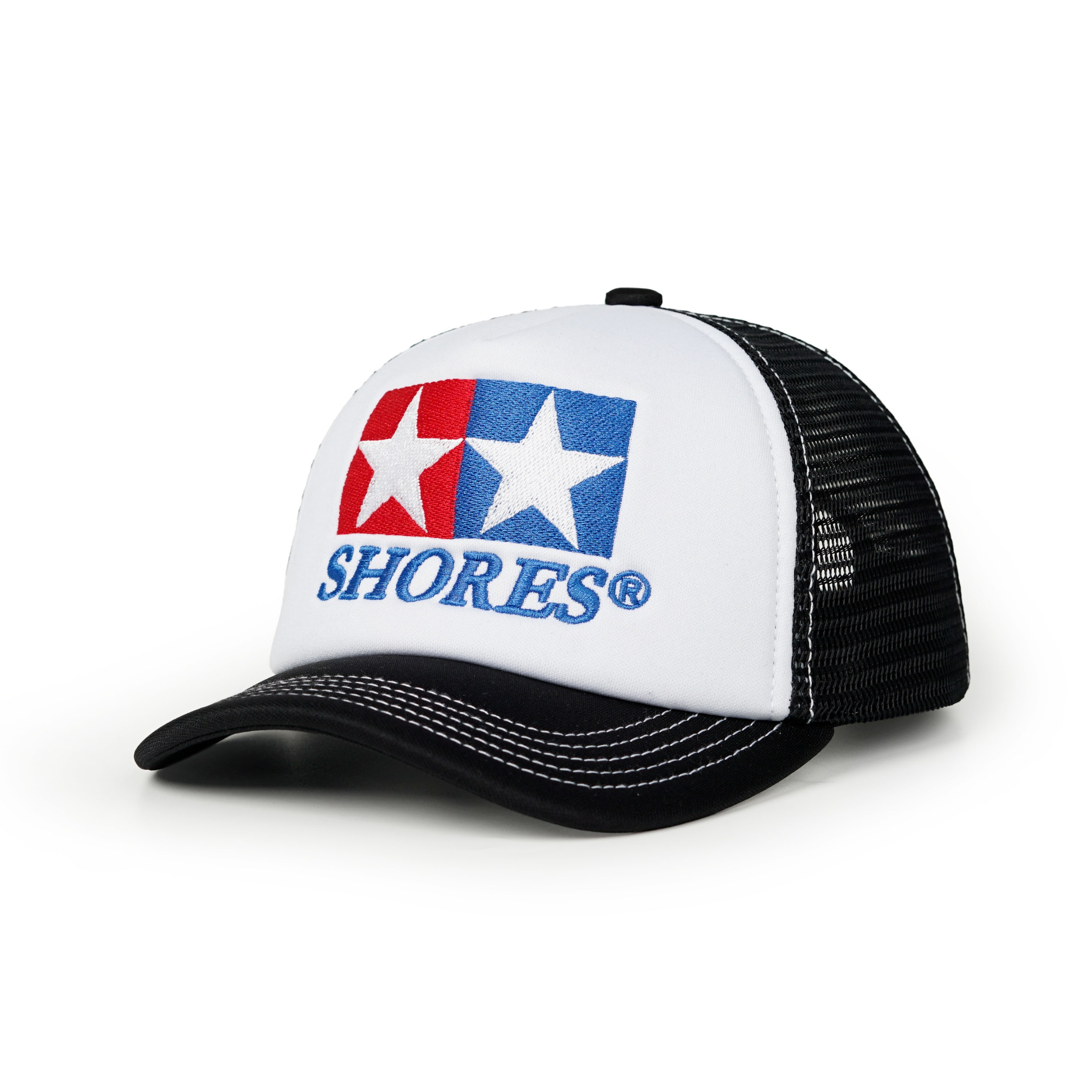 Strainwaves Trucker Hat Starboard Twotone Black