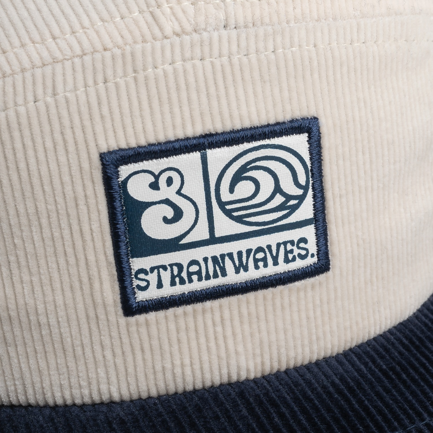 Strainwaves Topi 5 Panel Fun Club Corduroy Twotone Navy