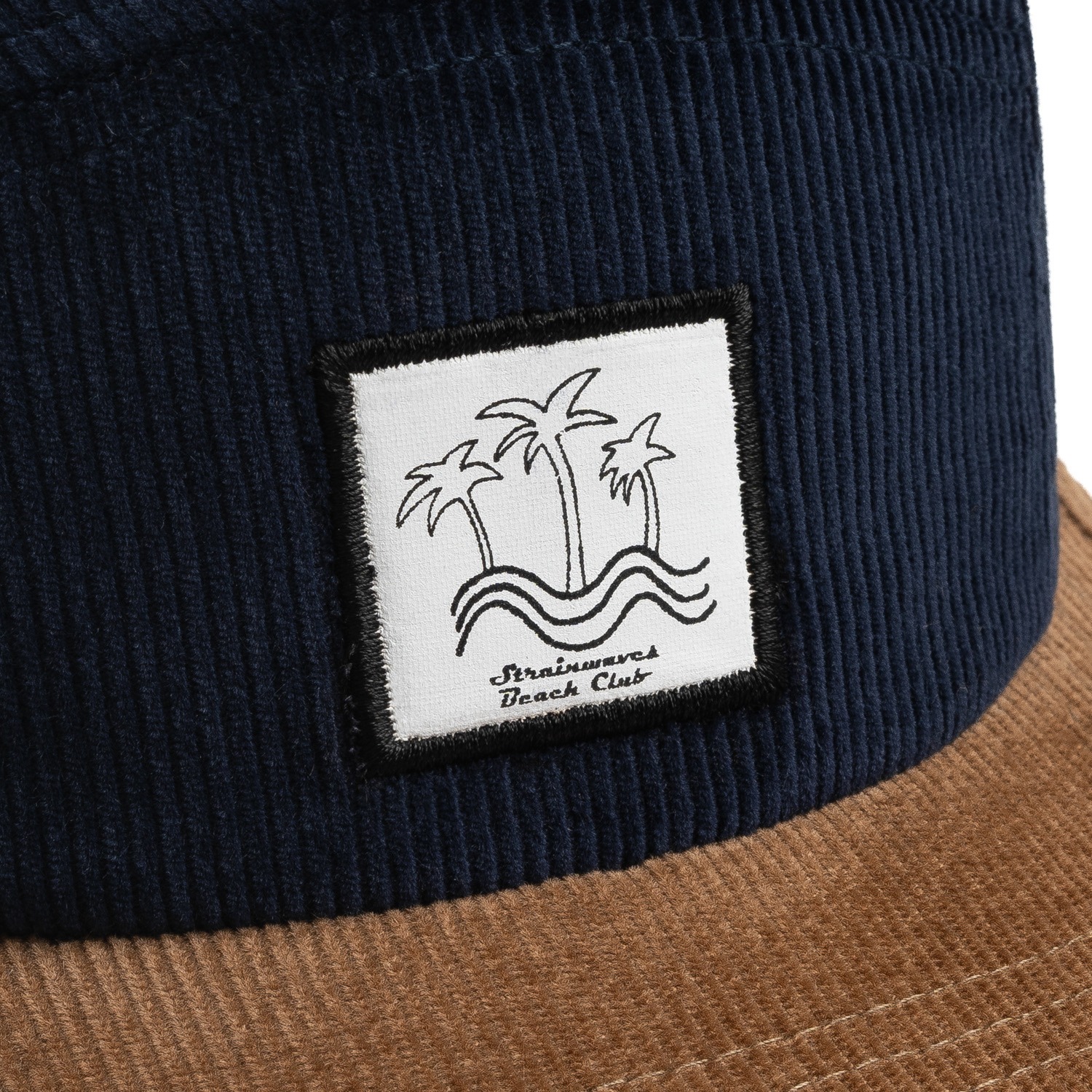 Strainwaves Beach Club 5 Panel Corduroy Twotone Brown