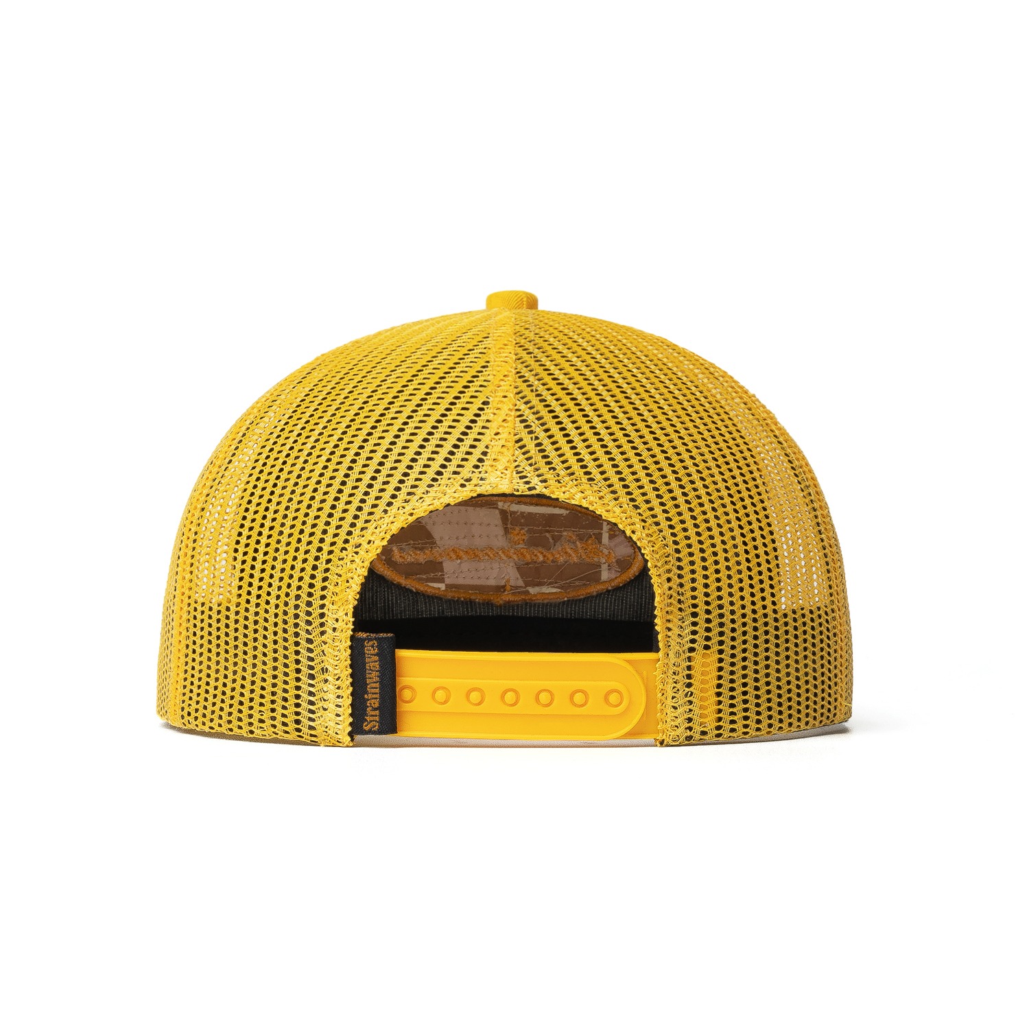 Strainwaves Abyssal Trucker Hat Yellow