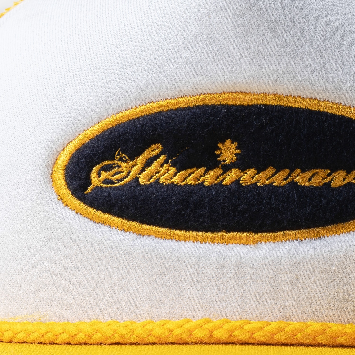 Strainwaves Abyssal Trucker Hat Yellow