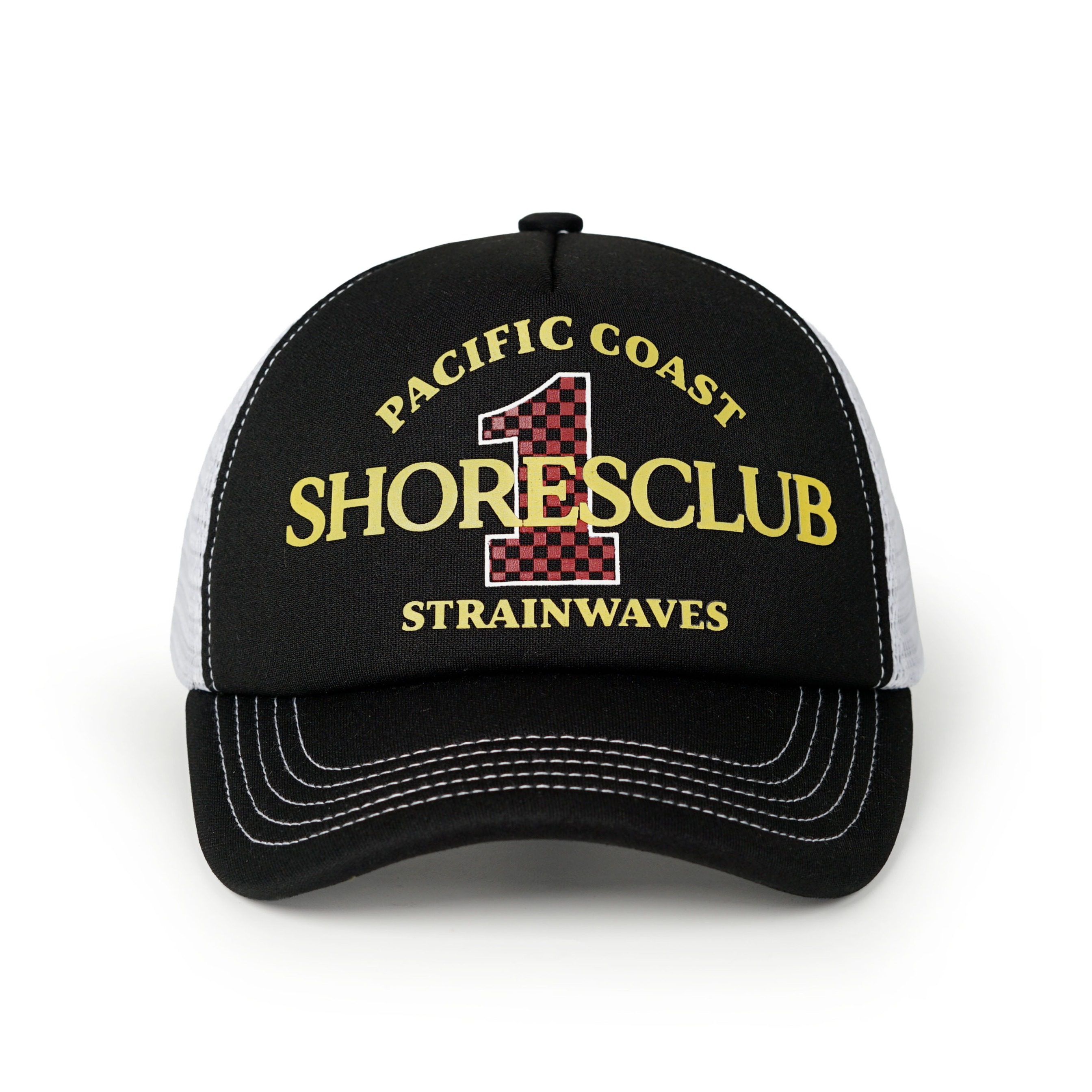 Strainwaves Trucker Pacific Coast Twotone Black