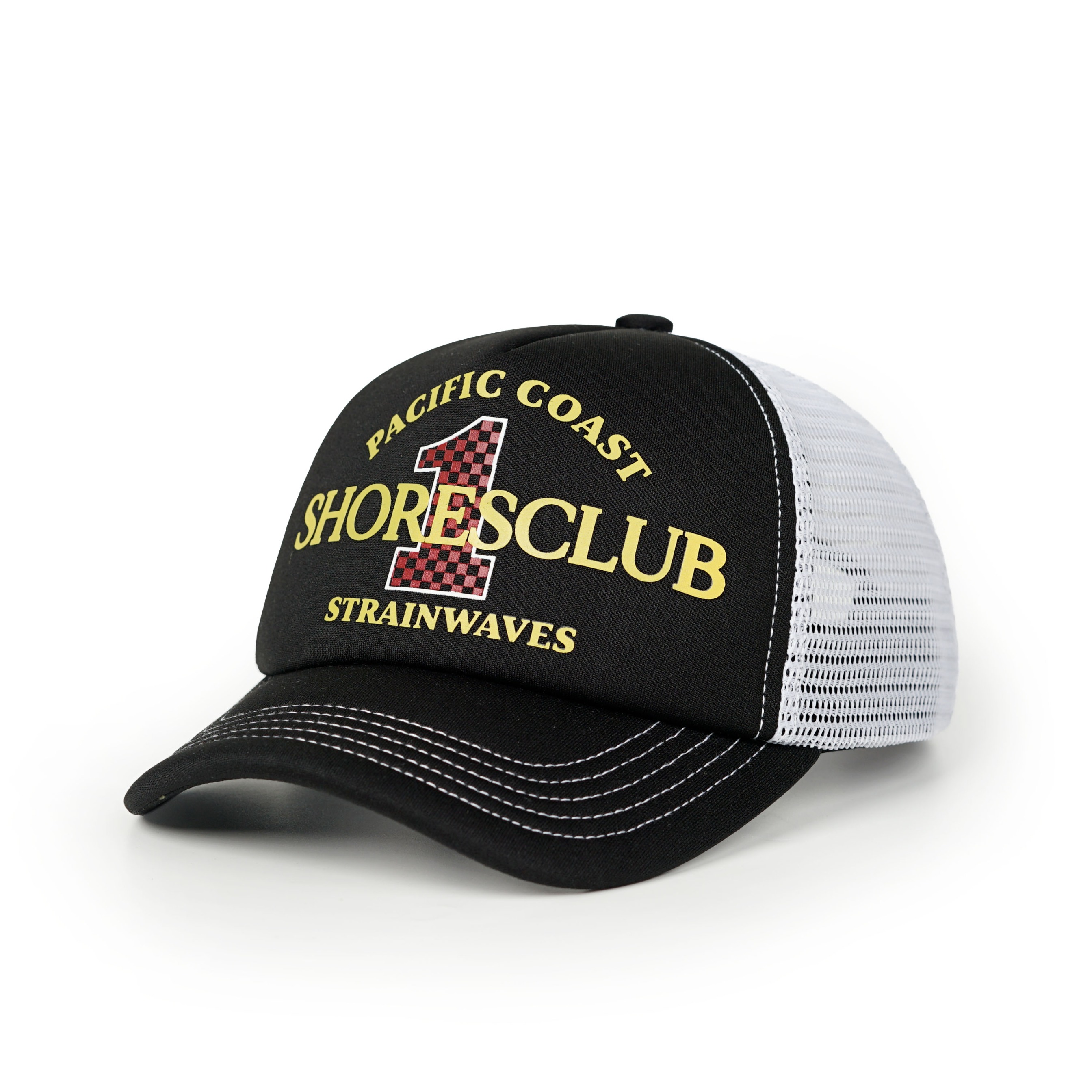 Strainwaves Trucker Pacific Coast Twotone Black