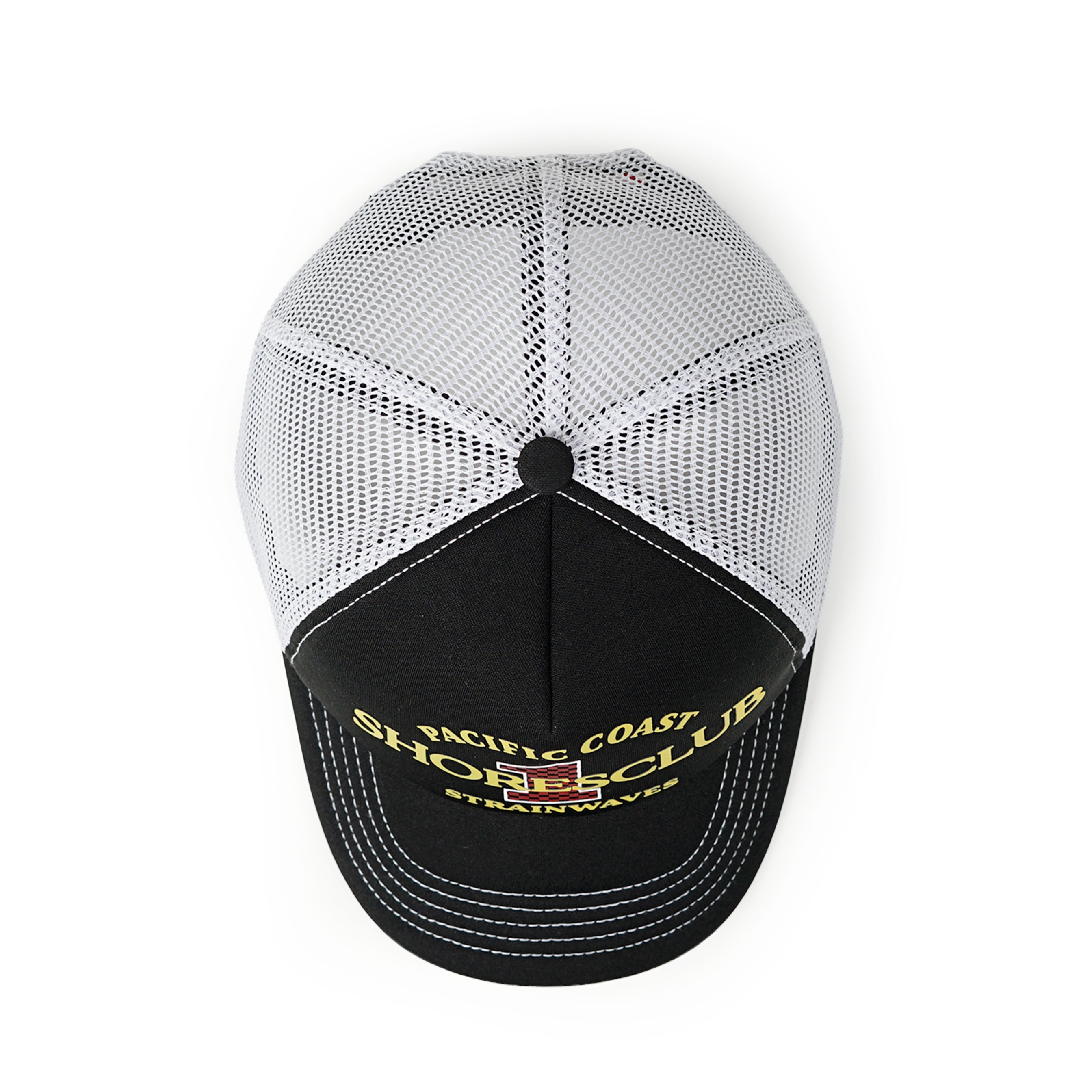 Strainwaves Trucker Pacific Coast Twotone Black