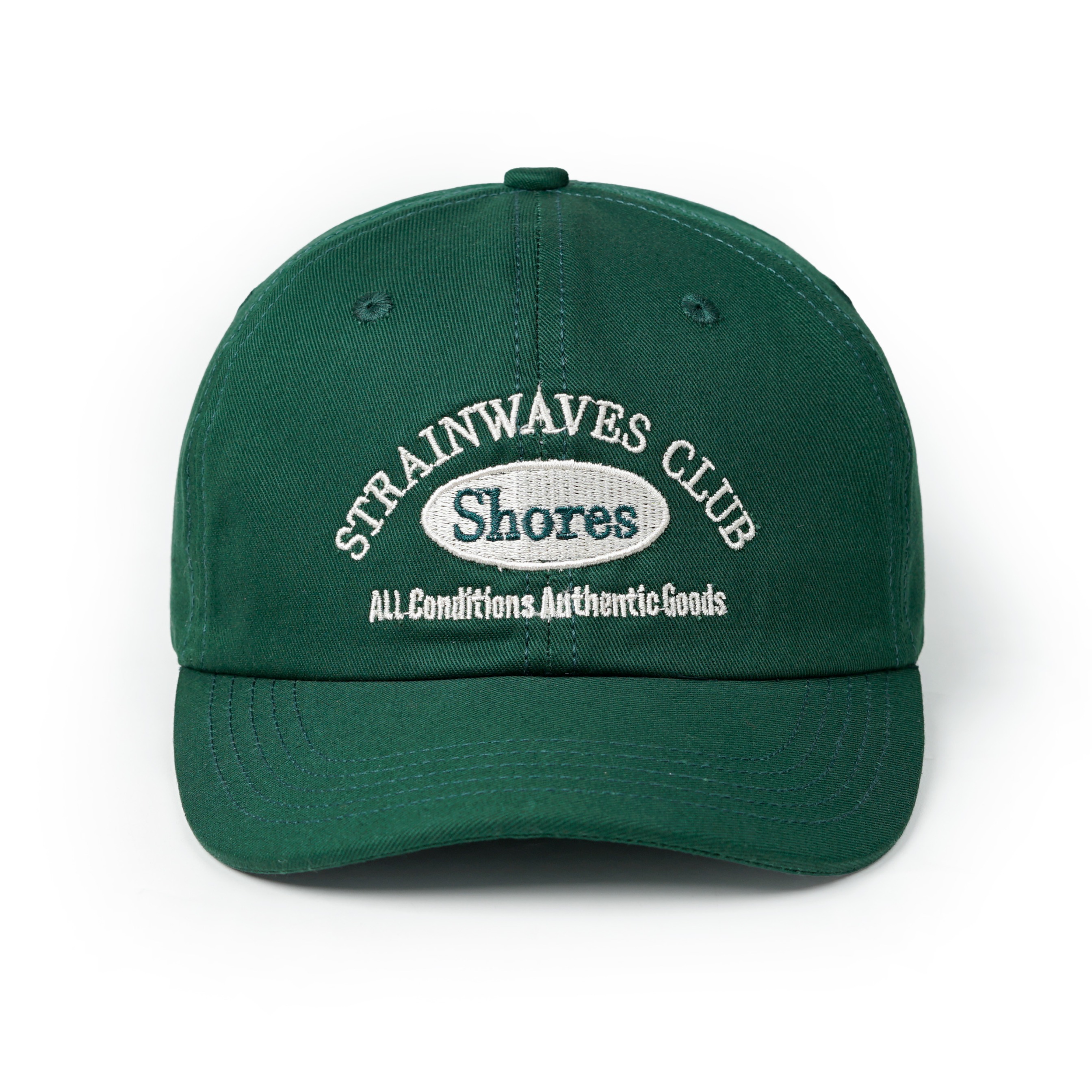 Strainwaves Authentic Polocap Cotton Twill Green