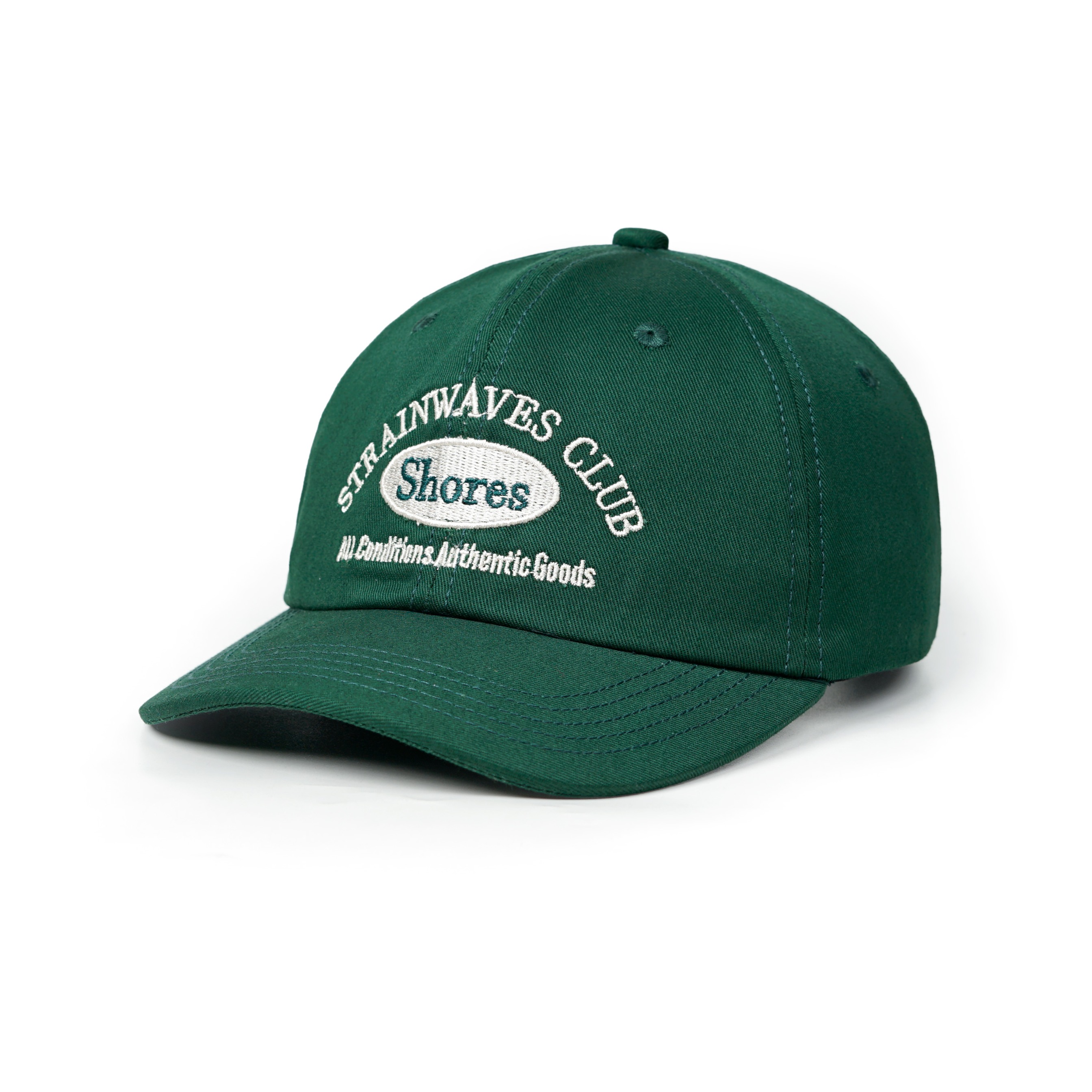 Strainwaves Authentic Polocap Cotton Twill Green