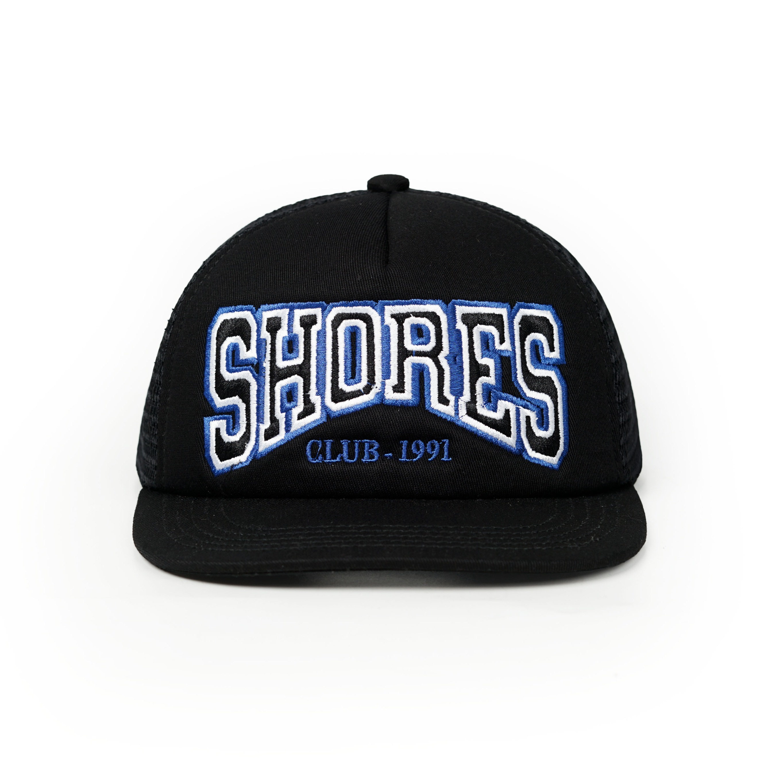 Strainwaves Shores Line up Trucker Hat Black
