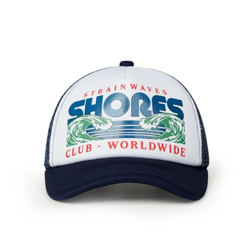 Strainwaves Trucker Hat Pacific Drift Twotone Navy