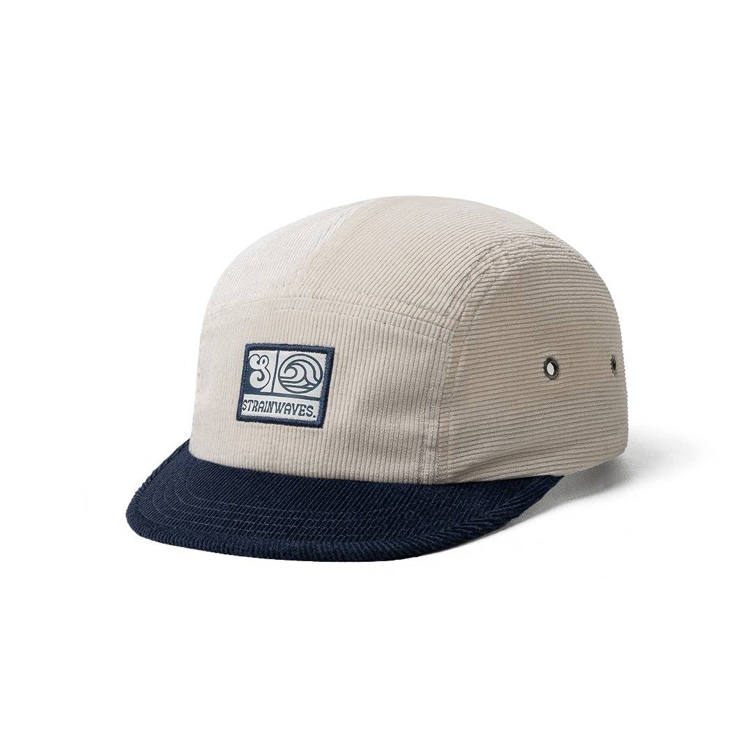 Strainwaves Topi 5 Panel Fun Club Corduroy Twotone Navy