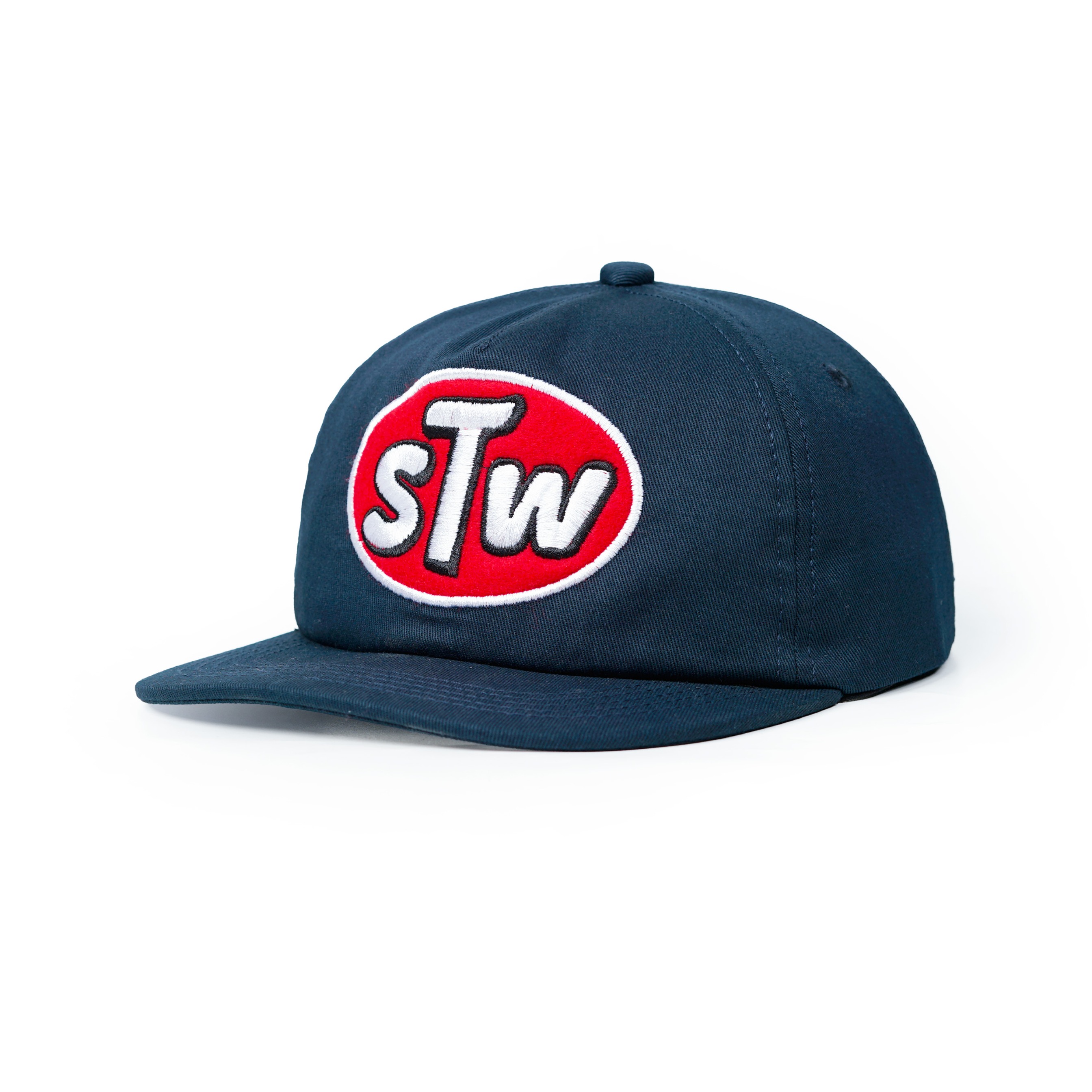 Strainwaves Bottom Turn Unstructured Cotton Twill Navy