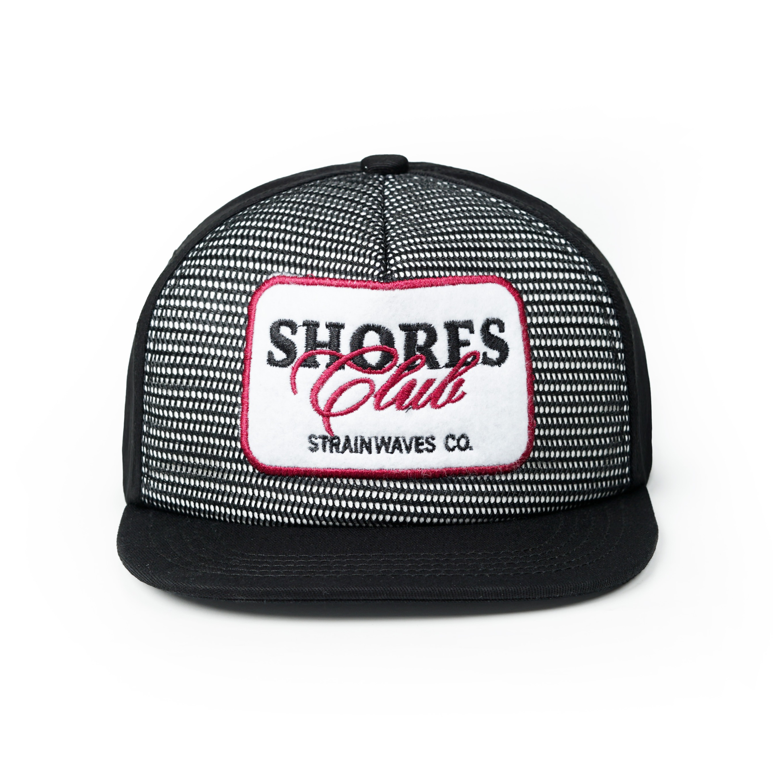 Strainwaves Twin Fin Unstructured Cotton Twill Black