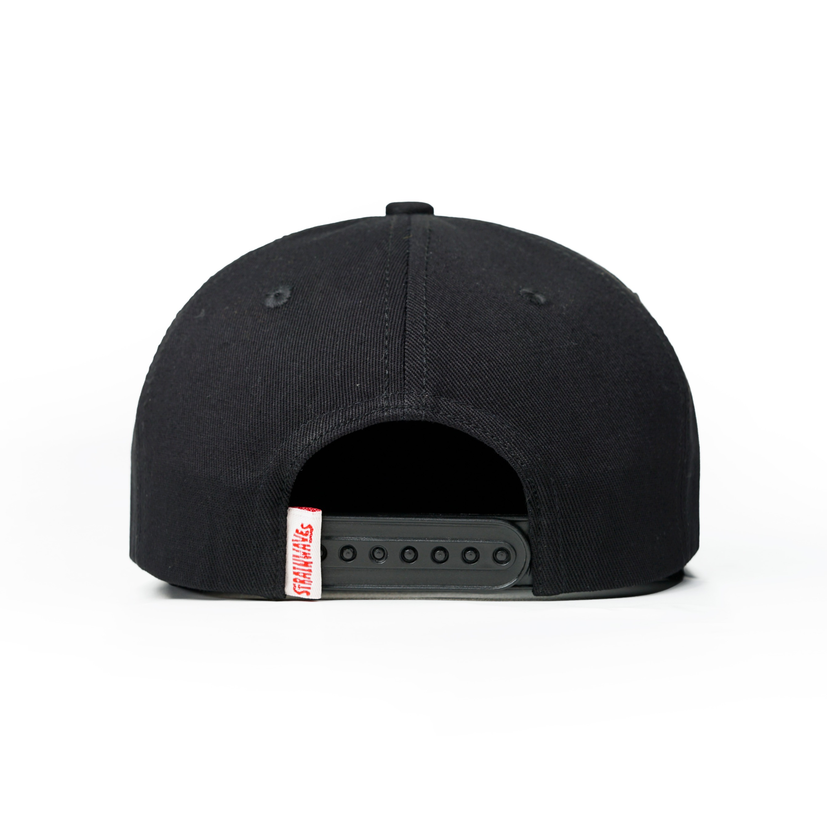Strainwaves Twin Fin Unstructured Cotton Twill Black