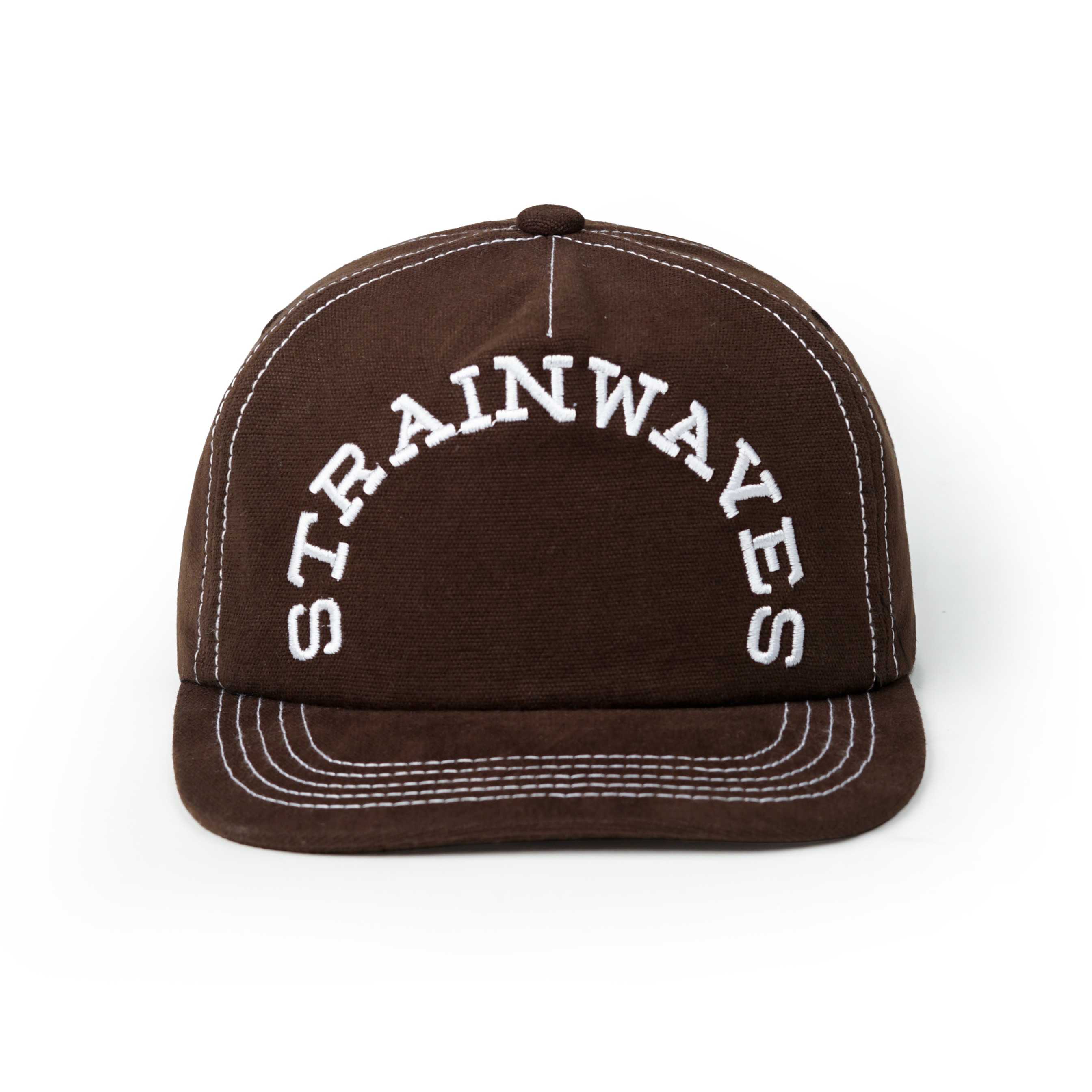 Strainwaves Getting Pitted Unstructured Canvass Brown