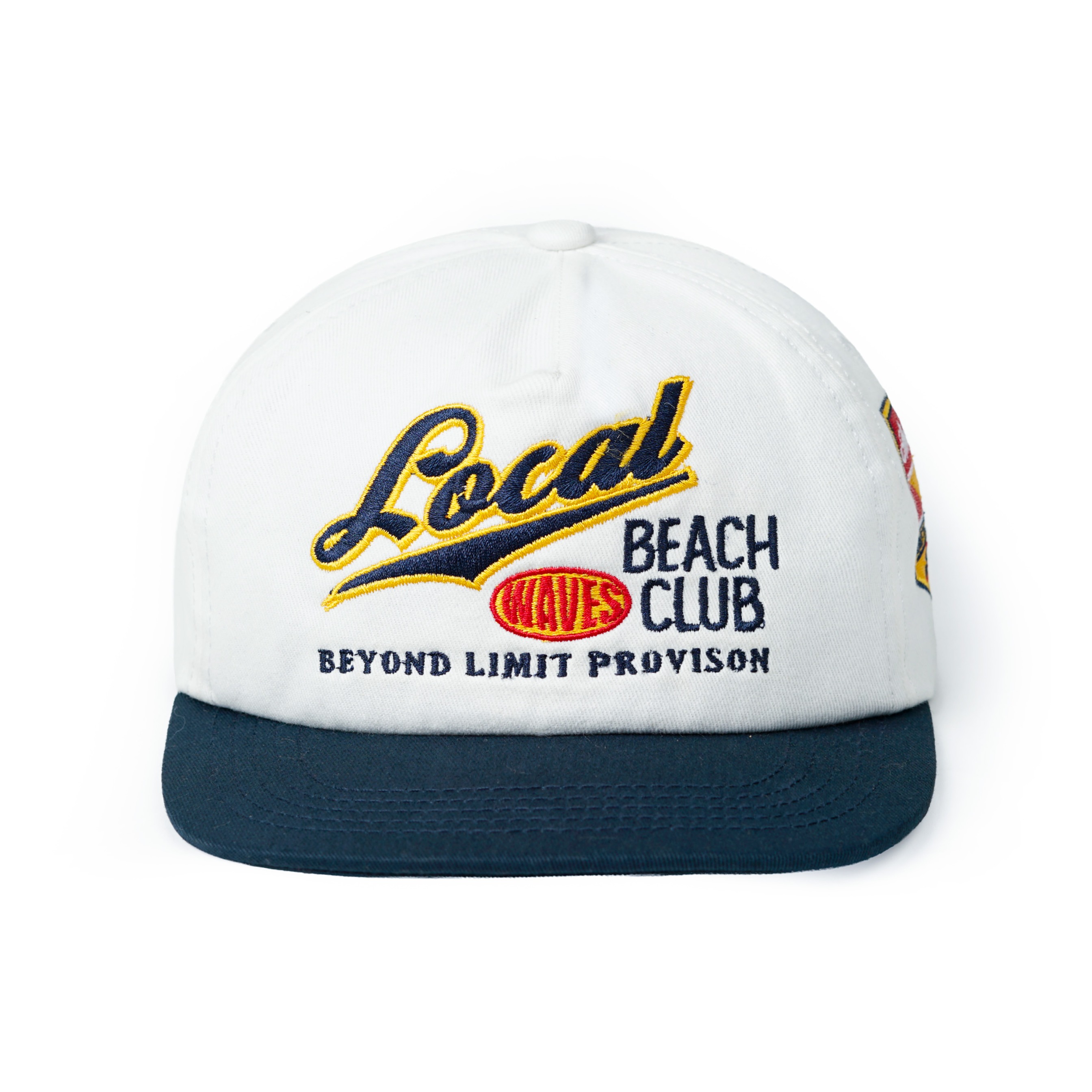 Strainwaves Local Beach Club Unstructured Twotone White Navy