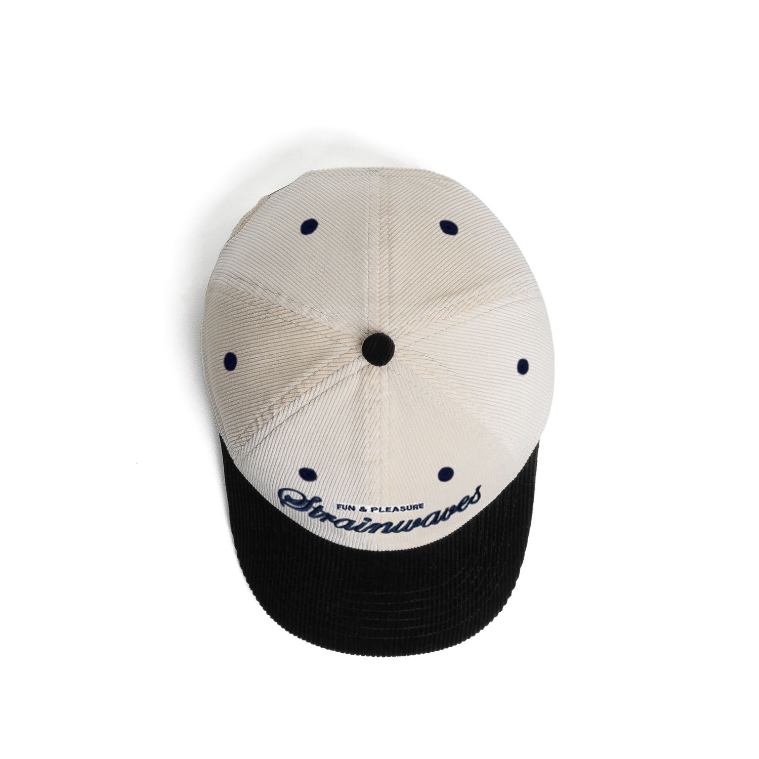 Strainwaves Topi Polocap Corduroy - Bastard Series Twotone Navy