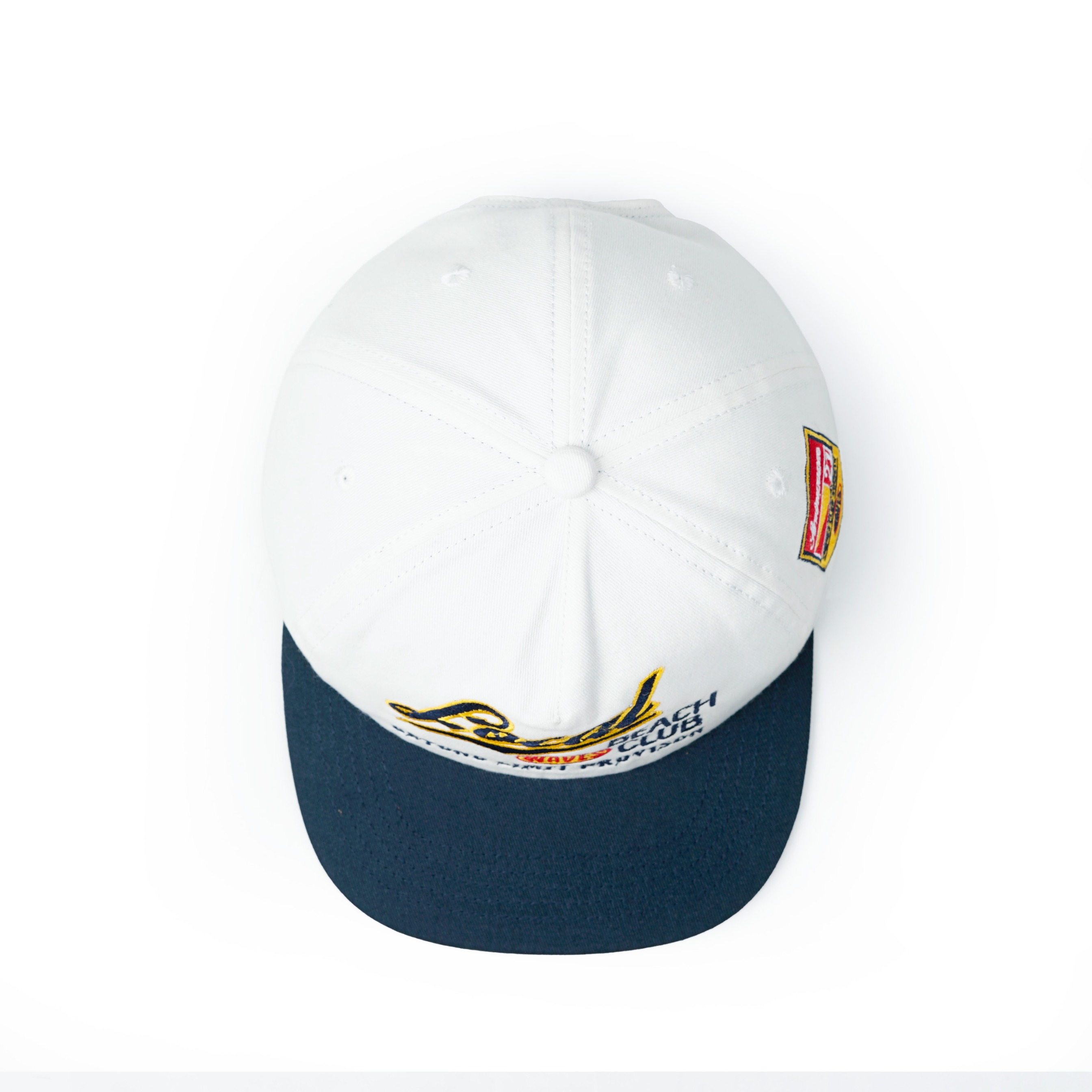 Strainwaves Local Beach Club Unstructured Twotone White Navy