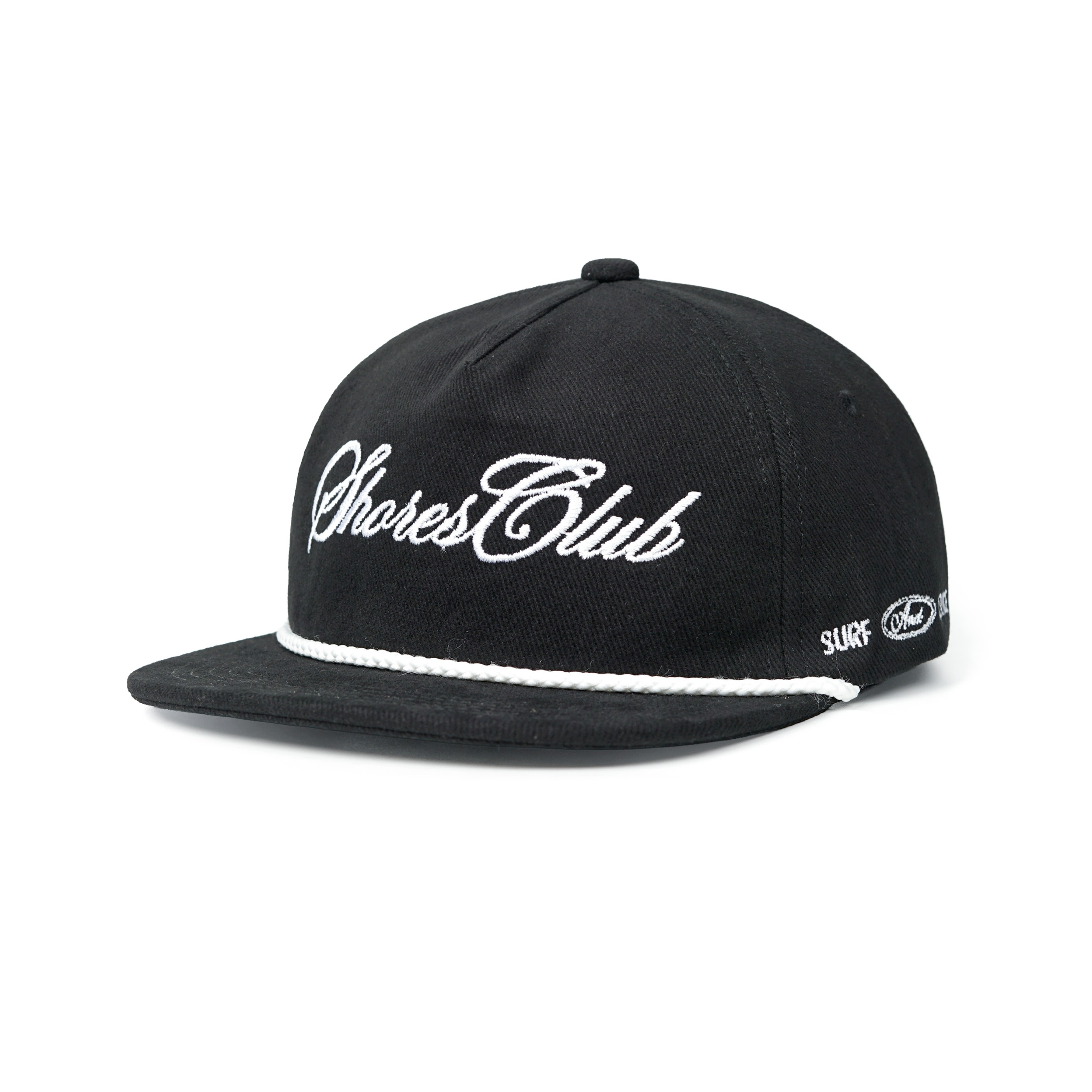Strainwaves Frontside Unstructured Rapel Denim Black