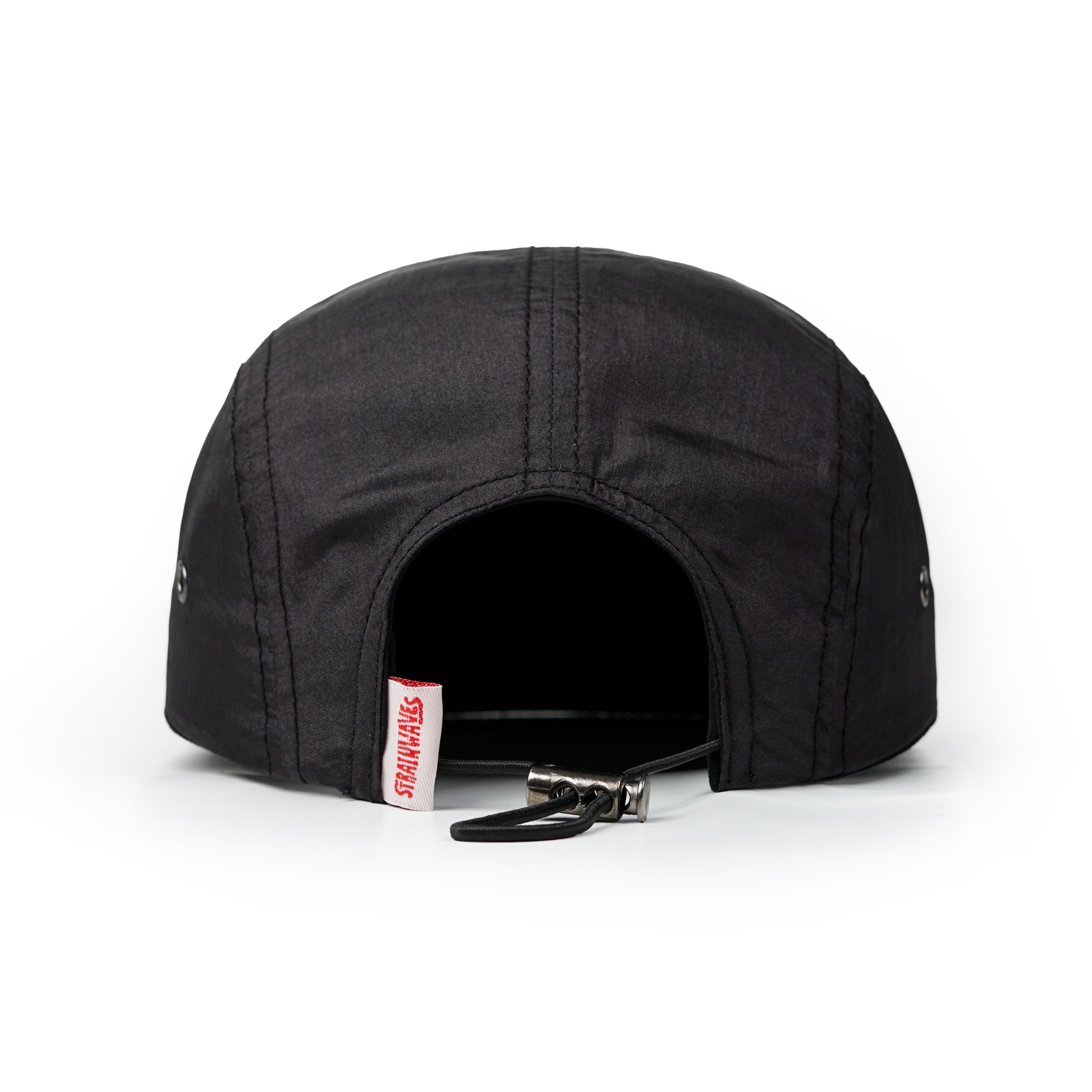 Strainwaves Easy Run 5 Panel Crincle Black