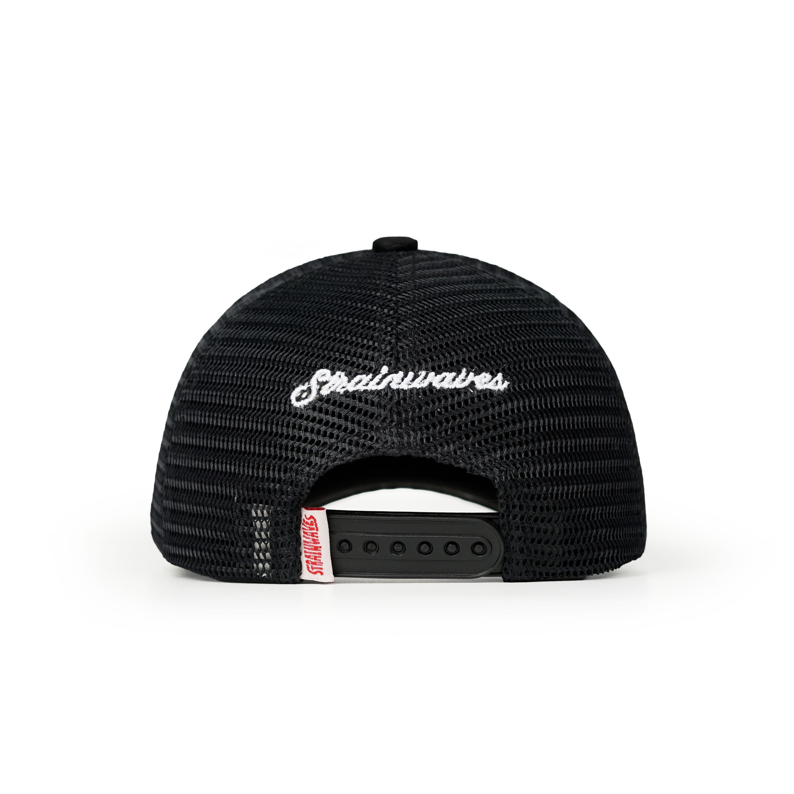 Strainwaves Trucker Hat Heart of The Shores Black
