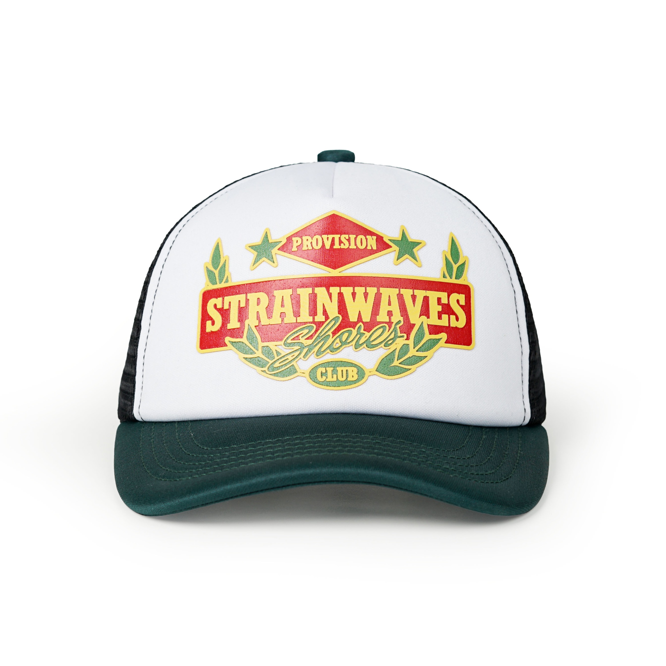 Strainwaves Trucker Hat Rebel Club Twotone Green