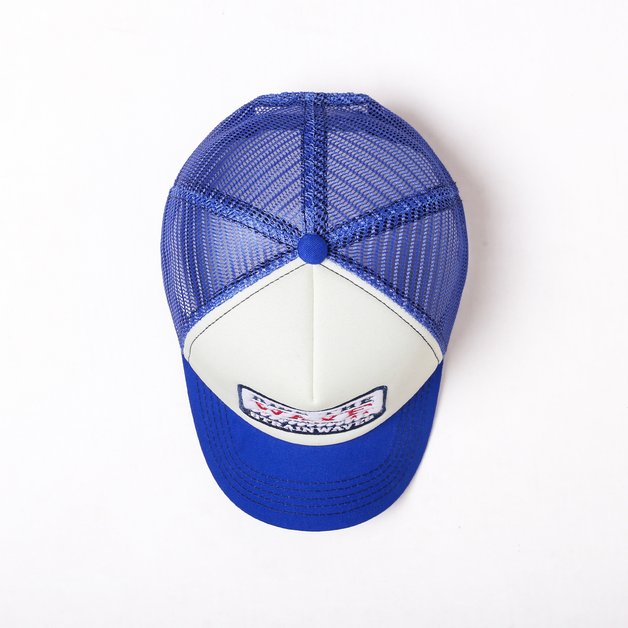 Strainwaves Local Beach Trucker Hat Twotone Blue