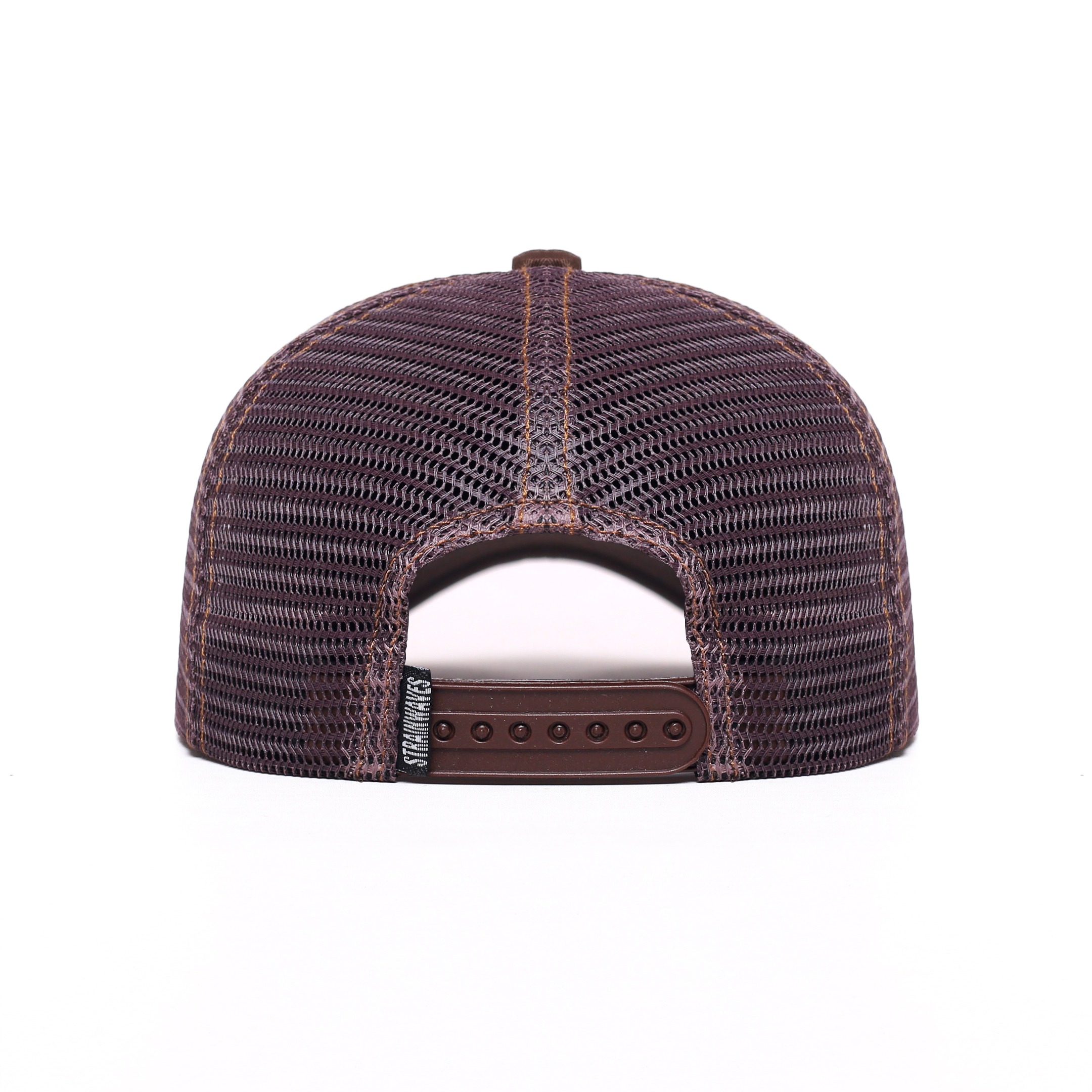 Strainwaves Quietly Trucker Hat Twotone Brown