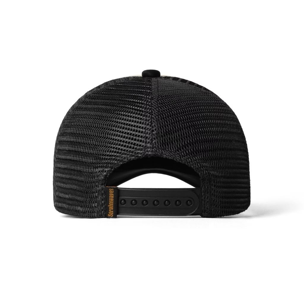 Strainwaves Ourselves Trucker Hat Twotone Black