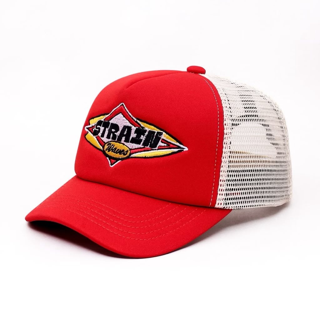 Strainwaves Gnarly Trucker Hat Twotone Red