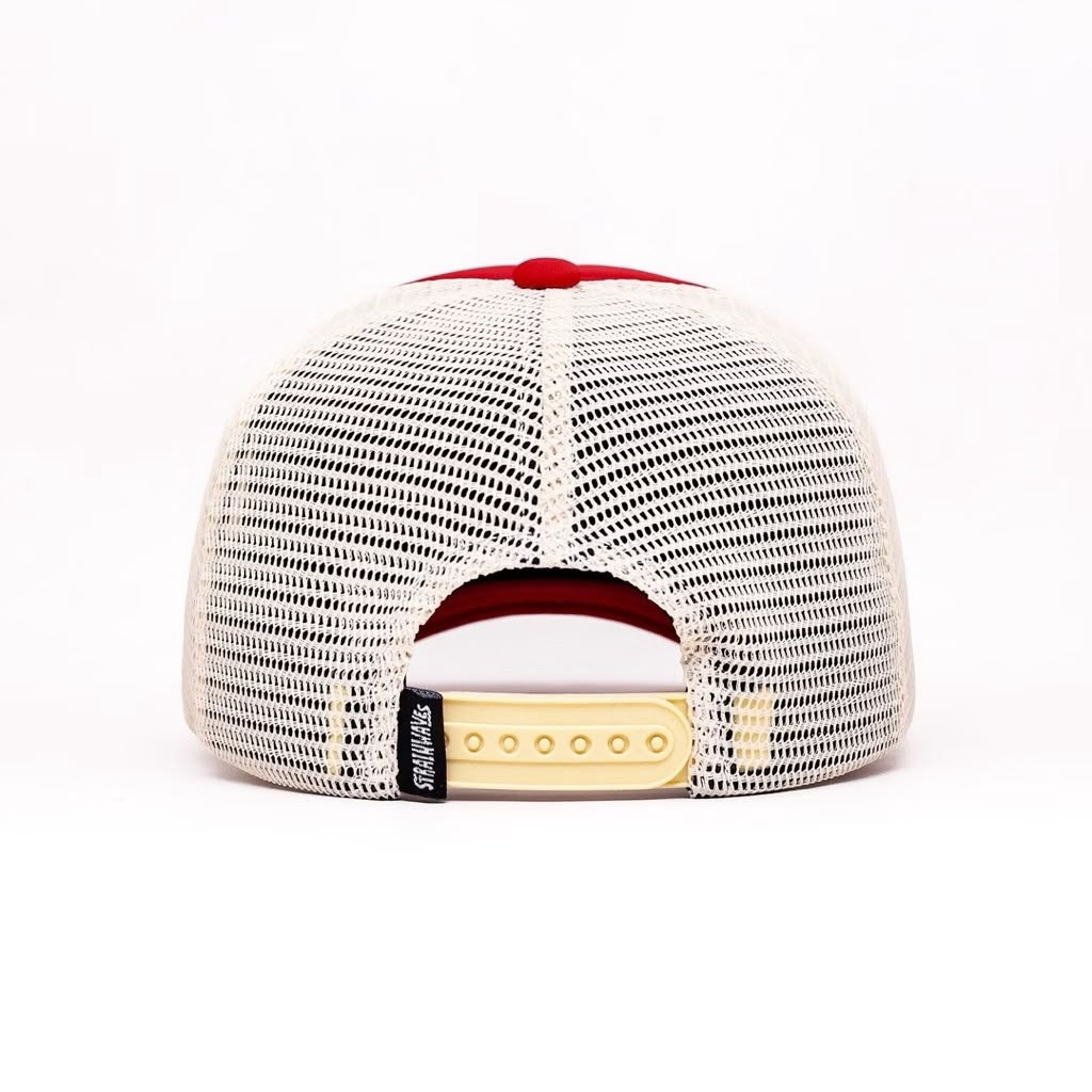 Strainwaves Gnarly Trucker Hat Twotone Red