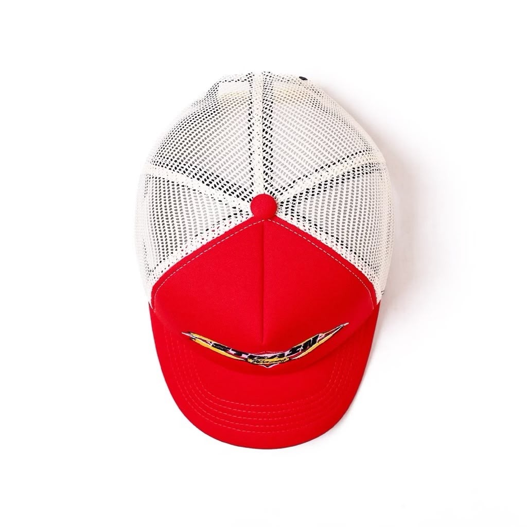 Strainwaves Gnarly Trucker Hat Twotone Red
