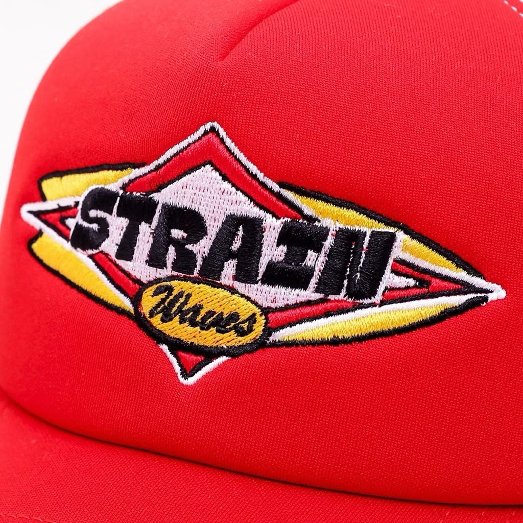 Strainwaves Gnarly Trucker Hat Twotone Red