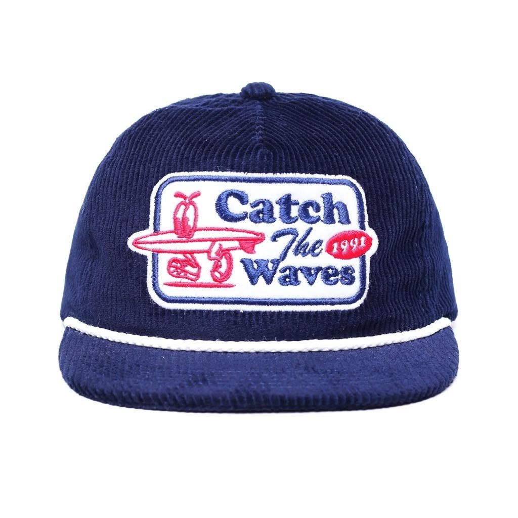 Strainwaves Catch The Waves Unstructured Corduroy Navy