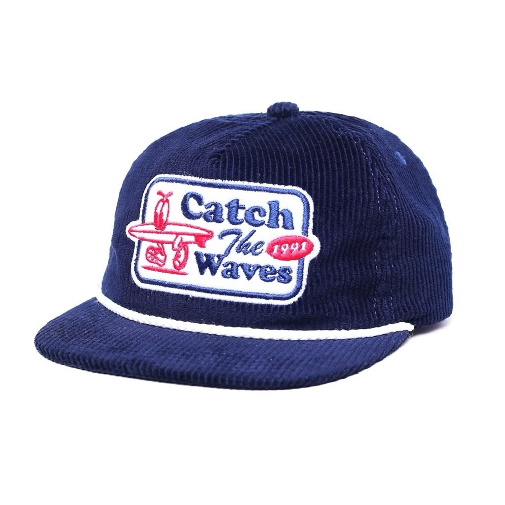 Strainwaves Catch The Waves Unstructured Corduroy Navy
